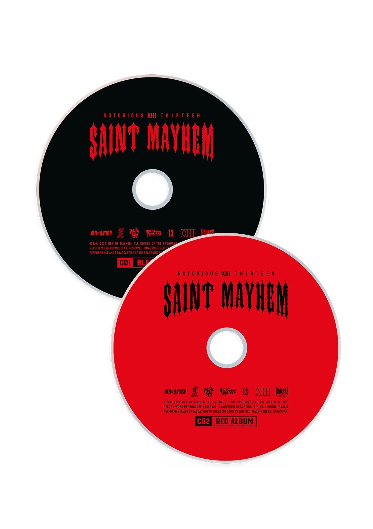Saint Mayhem Album - MEN OF MAYHEM - stock<=6 - Supplier Ausläufer -