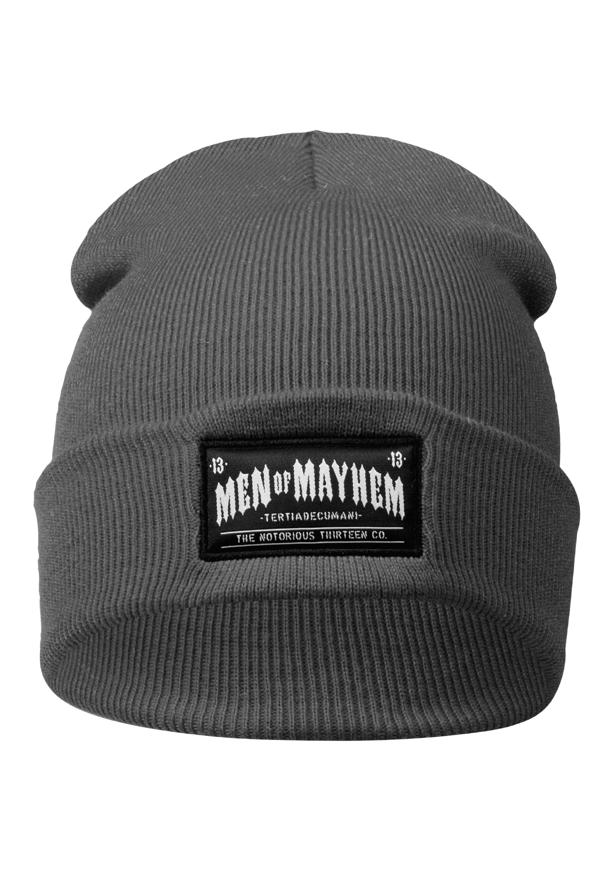 Beanie Classic Grey - MEN OF MAYHEM - Accessoires - ALAIKO - EXCHANGES - MM - E - 3020 - CB - GR - Beanies