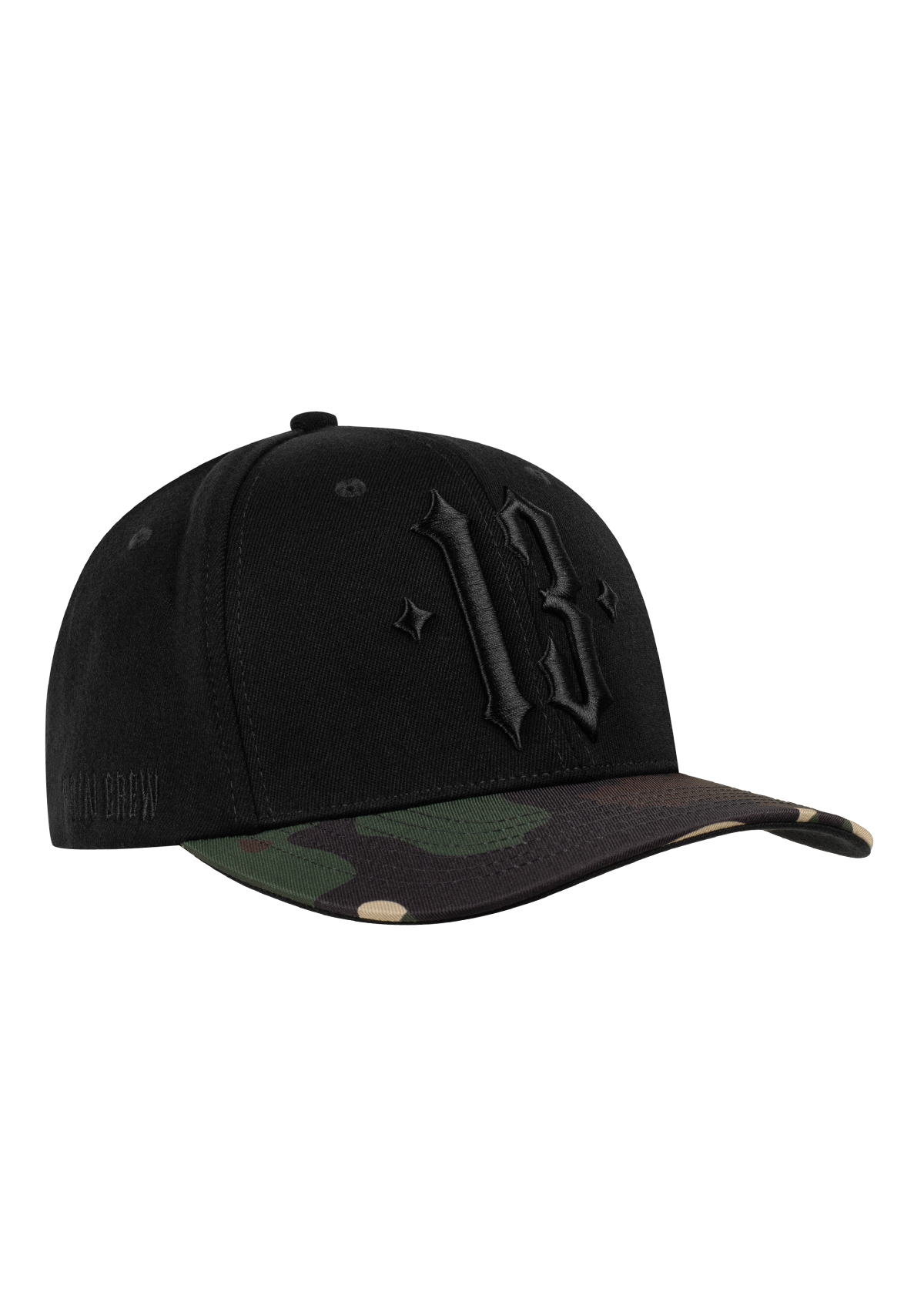 Basecap Camo Black