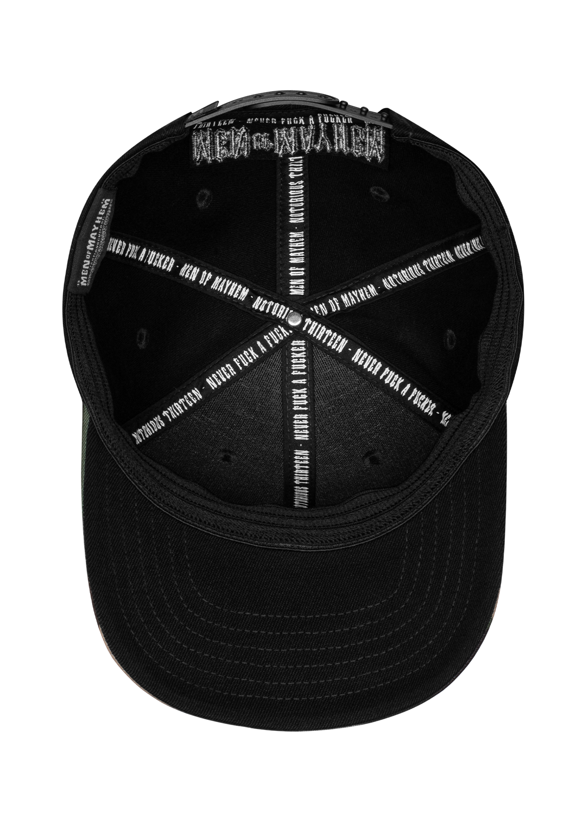 Basecap Camo Black