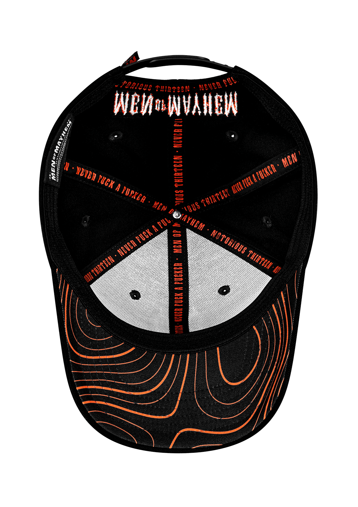 Basecap M S/O - MEN OF MAYHEM - Accessoires - Basecap - black