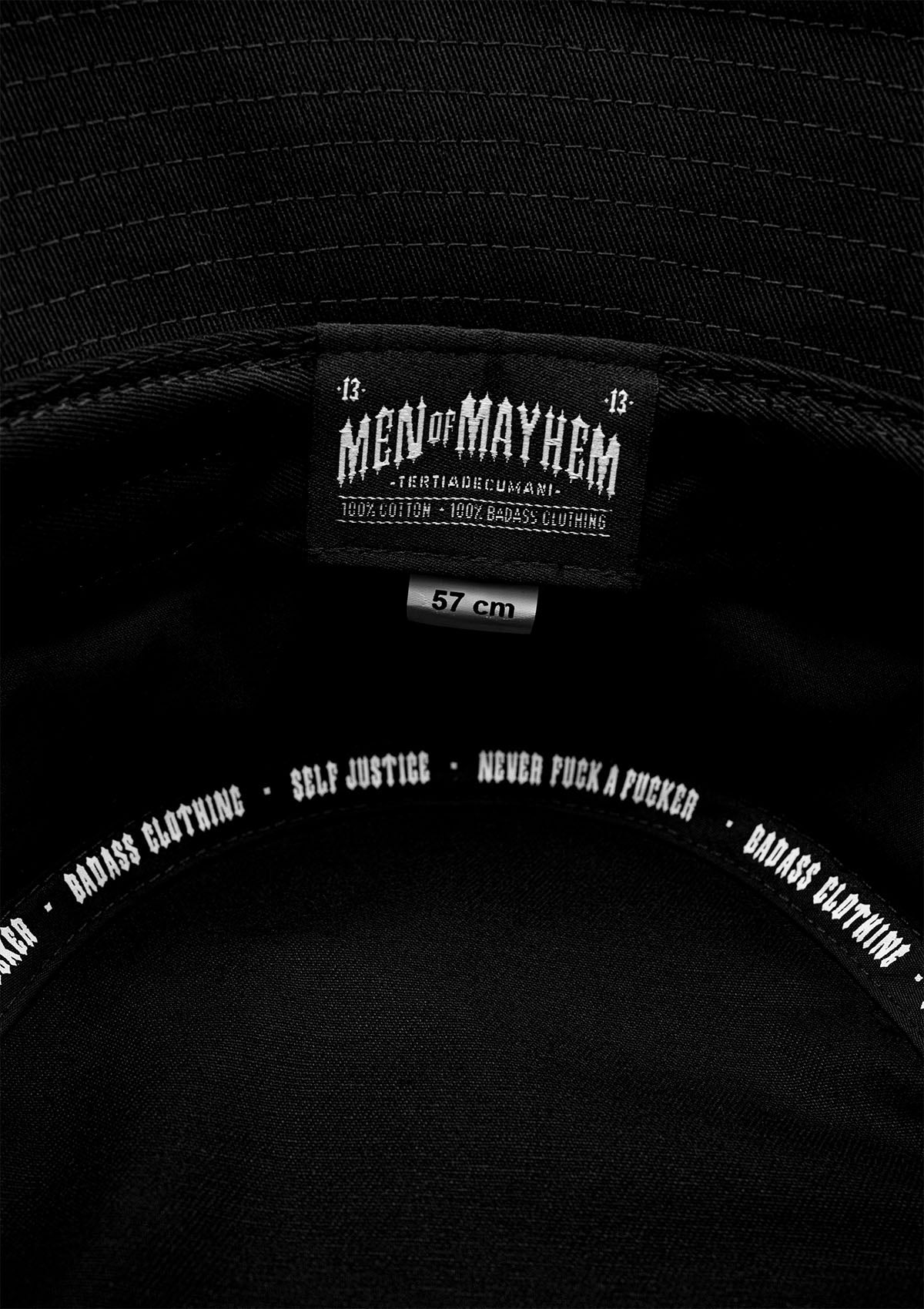 Bucket Hat Mayhem 13 S/R - MEN OF MAYHEM - Accessoires - ALAIKO - EXCHANGES - MM - E - 3030 - BH - M13 - SR - black
