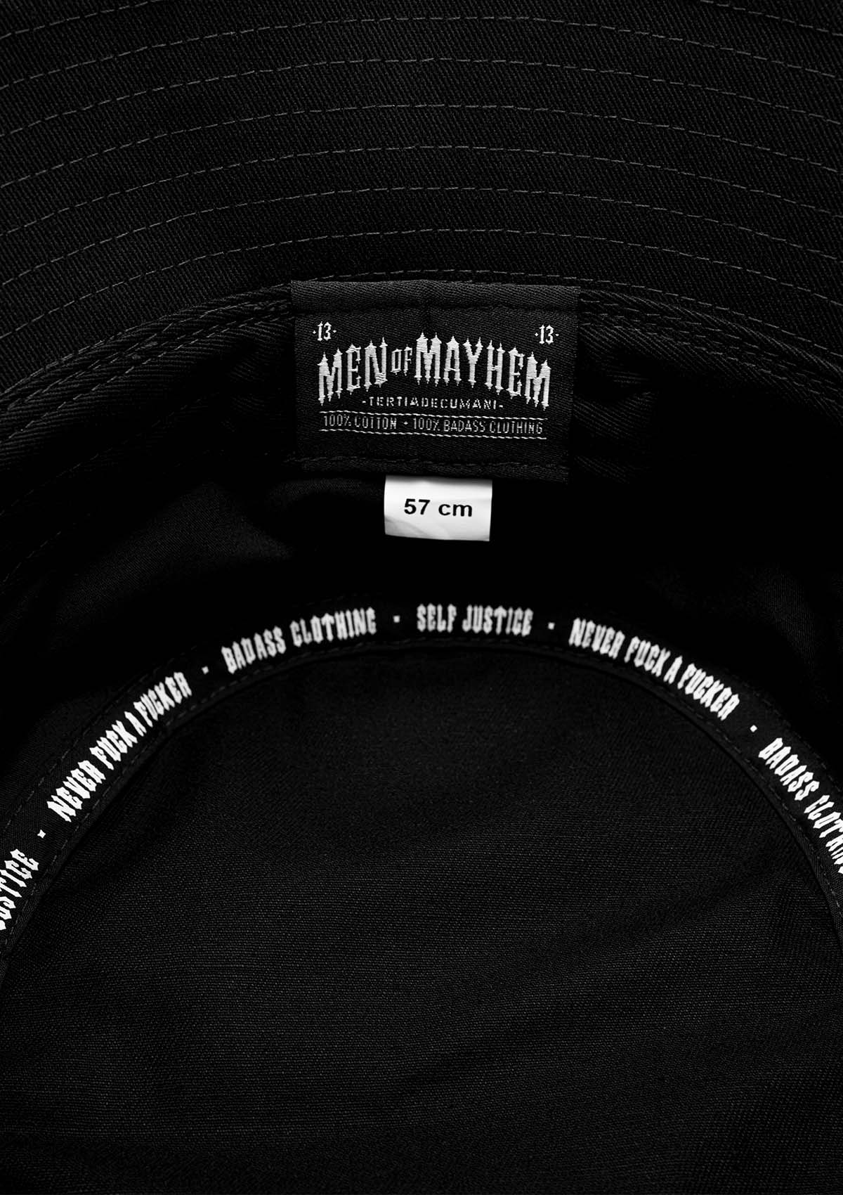Bucket Hat Mayhem Classic S/G - MEN OF MAYHEM - Accessoires - ALAIKO - EXCHANGES - MM - E - 3030 - BH - MC - SG - black