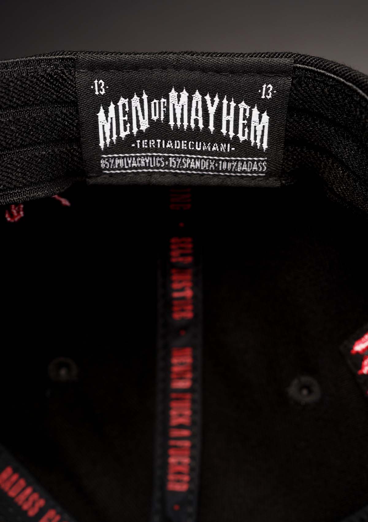 Basecap Mayhem B/B/R - MEN OF MAYHEM - Accessoires - ALAIKO - EXCHANGES - MM - E - 3030 - BM - BBR - Basecap