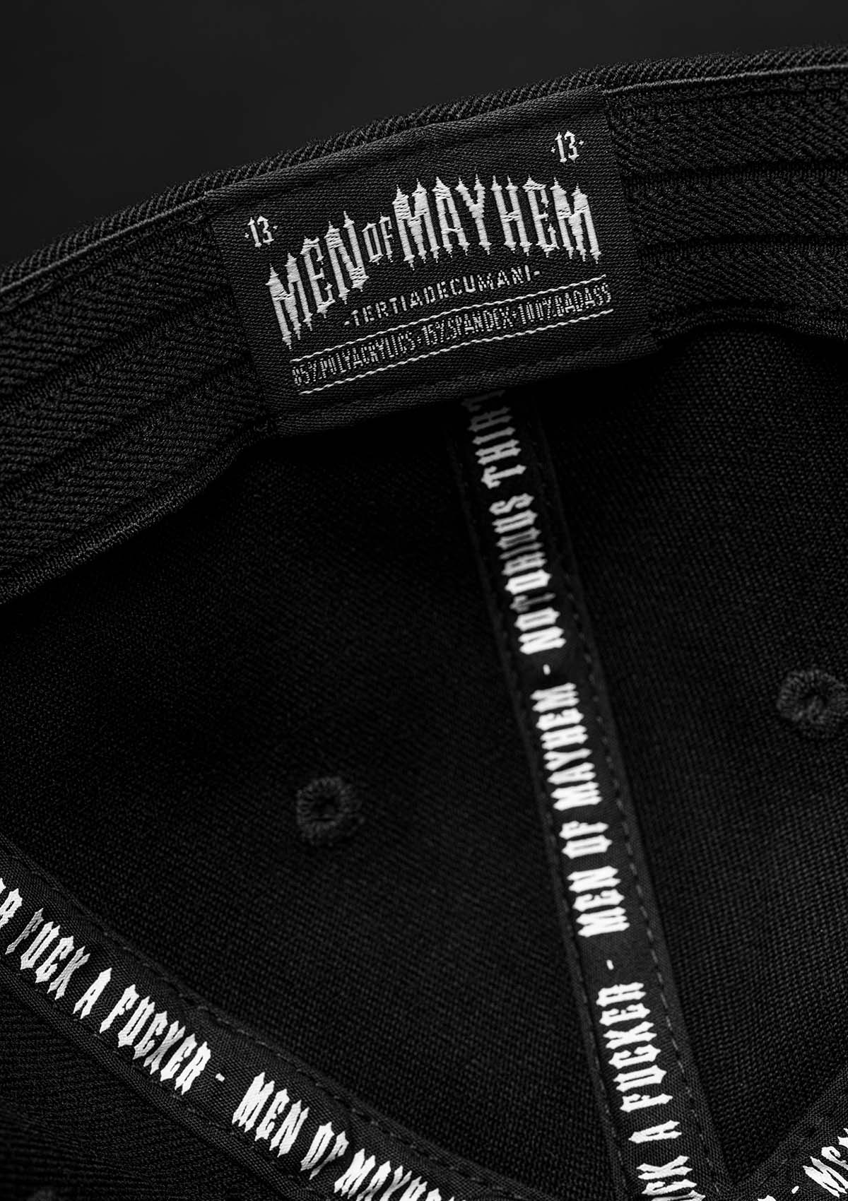 Flex Cap Mayhem B/B/W - MEN OF MAYHEM - Accessoires - ALAIKO - EXCHANGES - MM - E - 3030 - FC - BBW - BBR