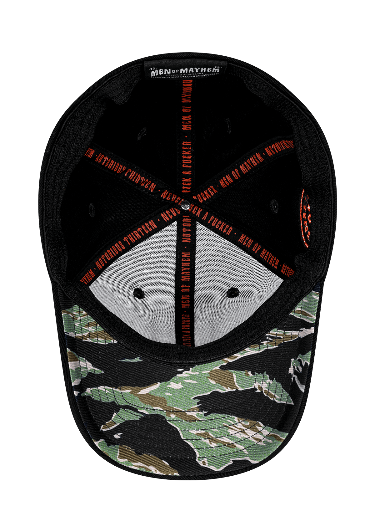 Flex Cap Tiger Camo S/O - MEN OF MAYHEM - Accessoires - ALAIKO-EXCHANGES-MM-E-3030-FC-TC-SO - black