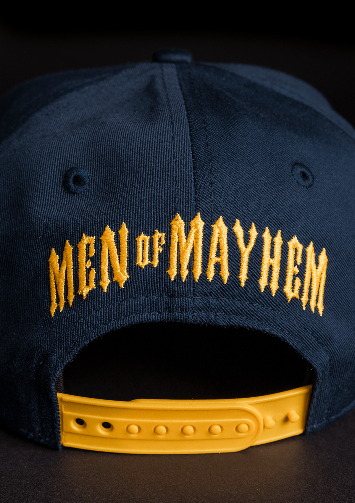 Snapback Live Fast Sin Hard N/G - MEN OF MAYHEM - Accessoires - ALAIKO - EXCHANGES - MM - E - 3030 - LF - NG - Blau