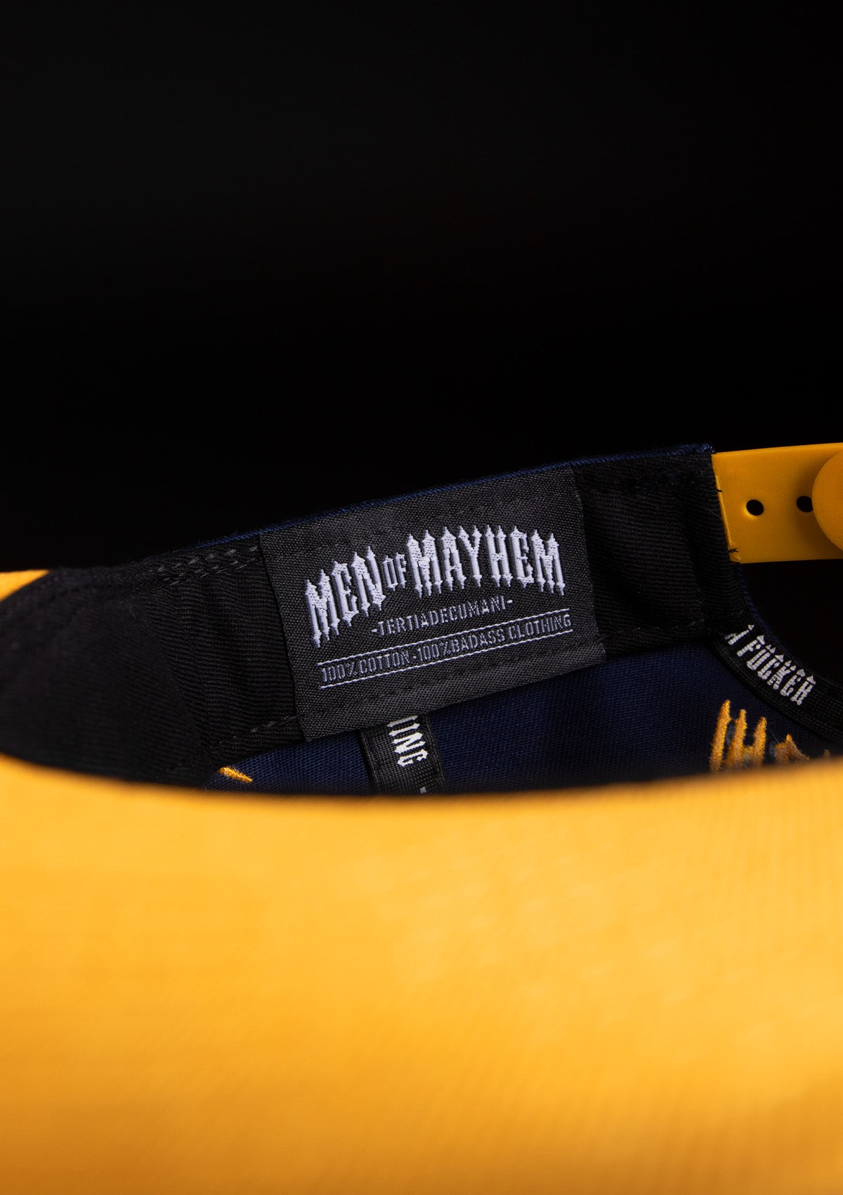 Snapback Live Fast Sin Hard N/G - MEN OF MAYHEM - Accessoires - Blau - blue