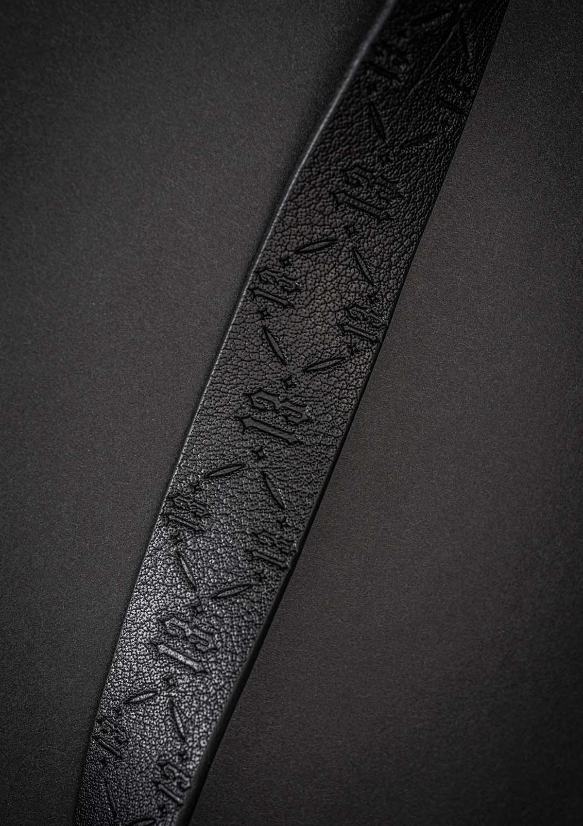 Ledergürtel 13 Wasserbüffel - MEN OF MAYHEM - ALAIKO - EXCHANGES - MM - E - 3040 - LG - WB - black - Gürtel & Portemonnaie