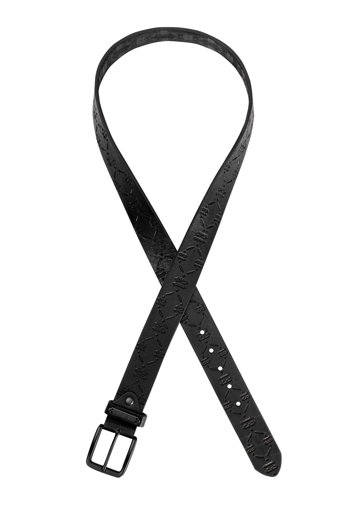 Ledergürtel 13 Wasserbüffel - MEN OF MAYHEM - ALAIKO - EXCHANGES - MM - E - 3040 - LG - WB - black - Gürtel & Portemonnaie