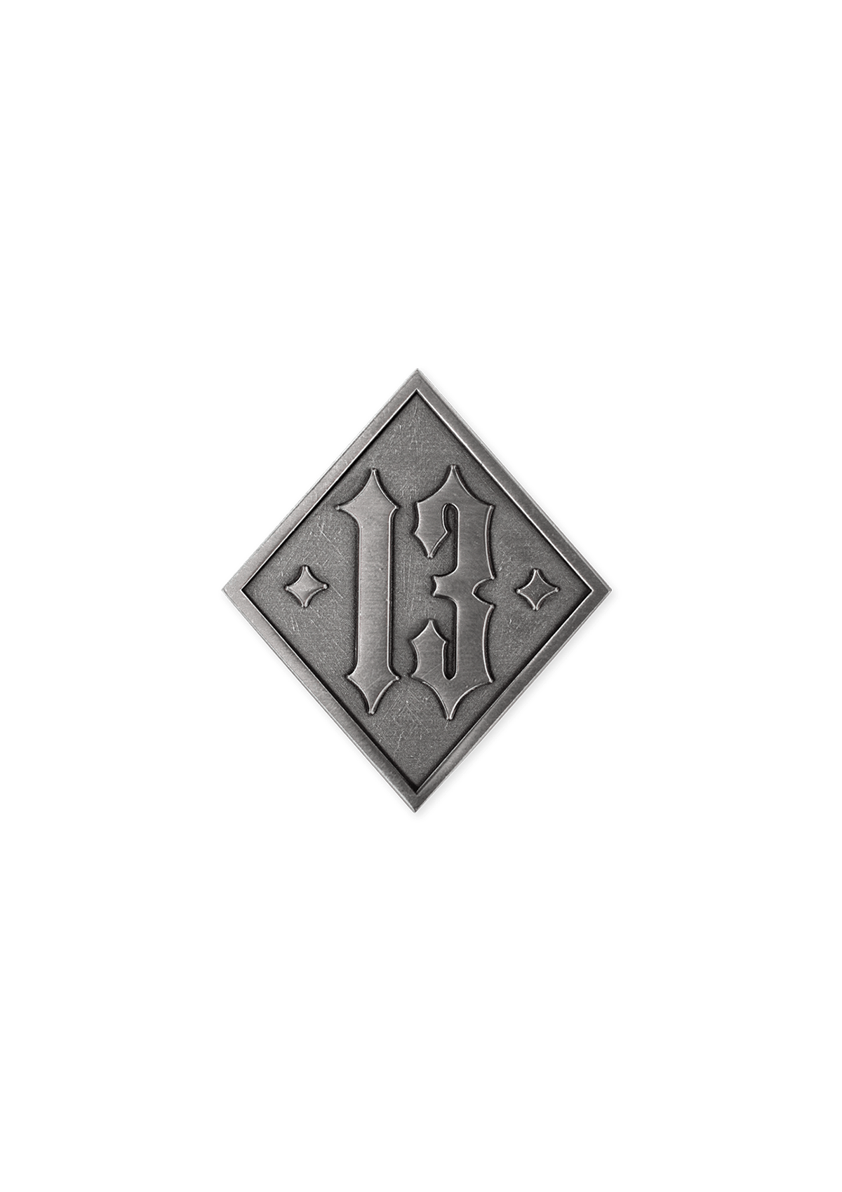 Aufkleber Metall 13 - MEN OF MAYHEM - Accessoires - ALAIKO - EXCHANGES - MM - E - 3050 - AM - 13 - SI - Silber