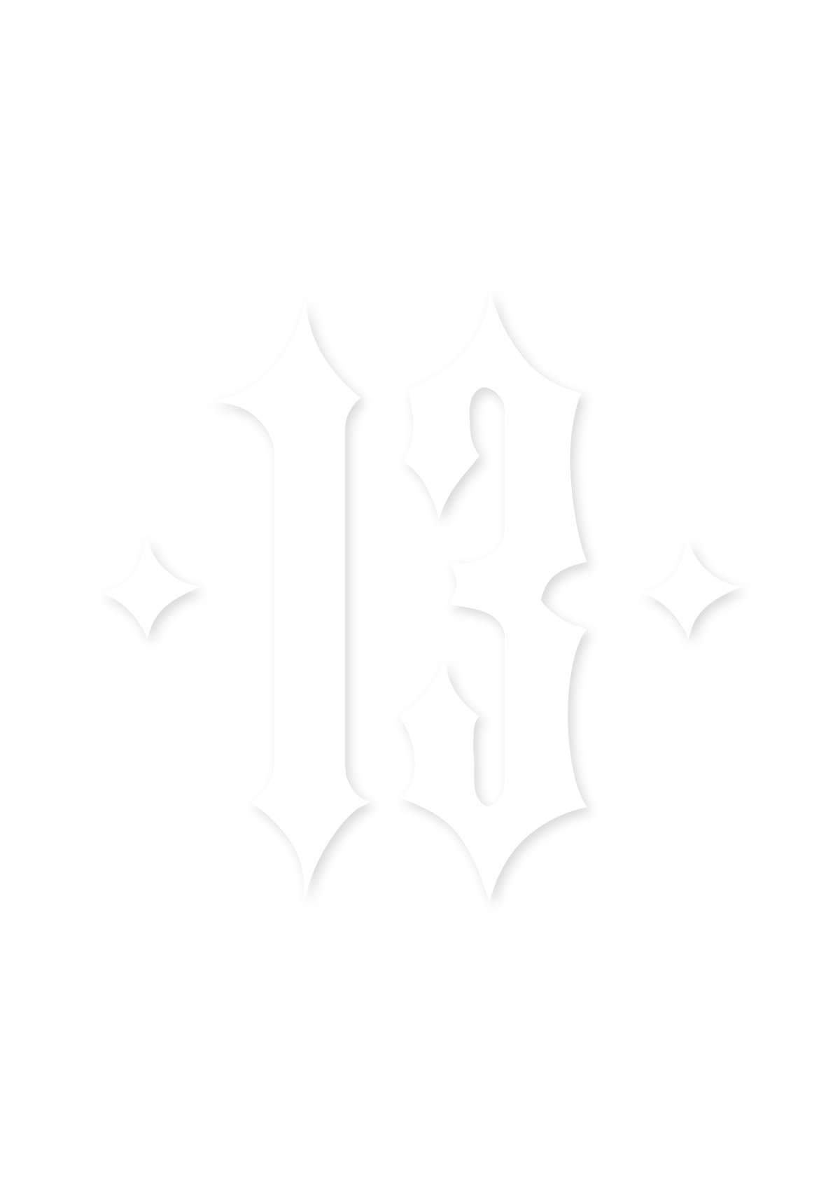 Folienaufkleber 13 Weiß - MEN OF MAYHEM - Accessoires - ALAIKO - EXCHANGES - MM - E - 3050 - FA - WK - biker