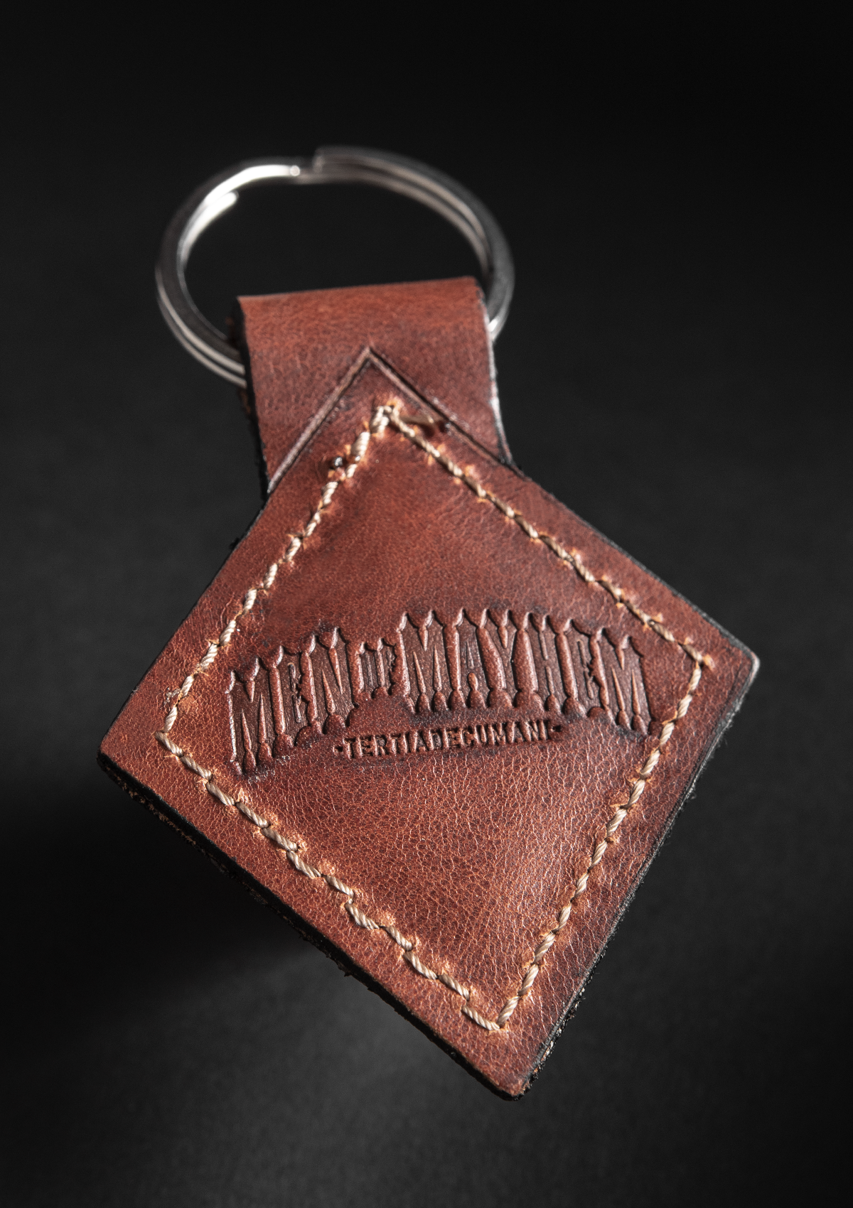 Keychain 13 Leather Brown