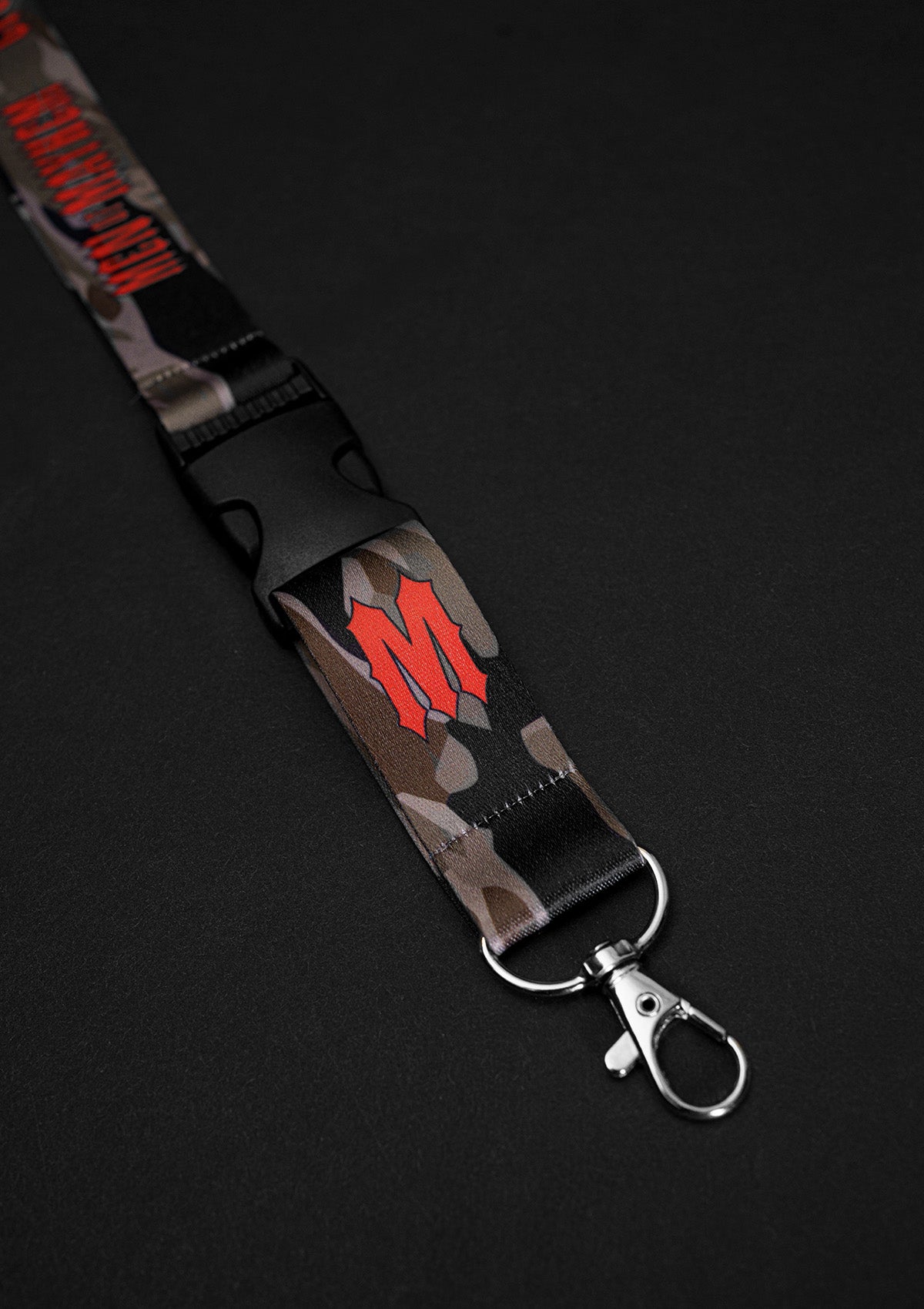 Lanyard Tiger Camo - MEN OF MAYHEM - Accessoires - Schlüsselanhänger - Schwarz