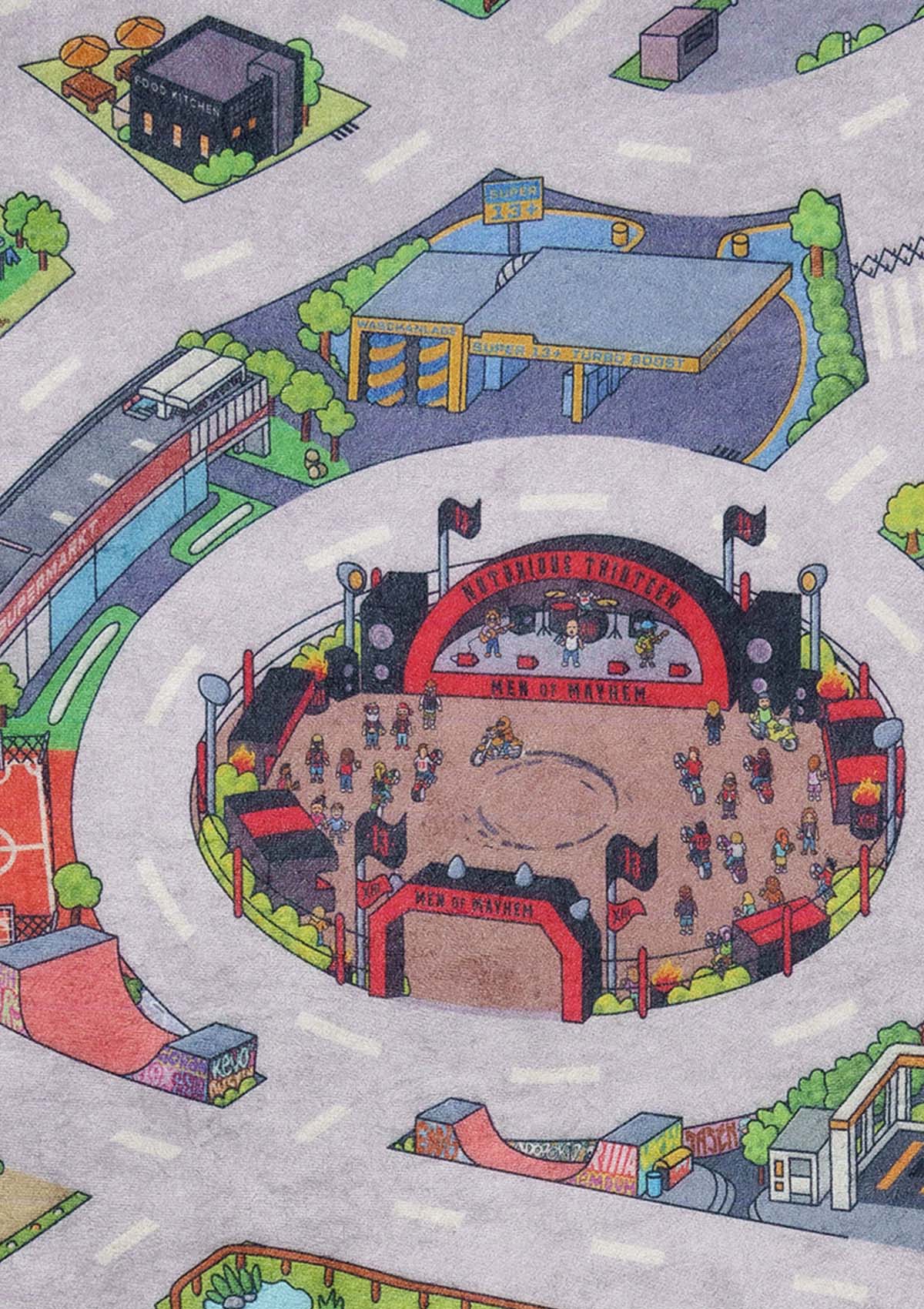 Spielteppich Mayhem - MEN OF MAYHEM - ALAIKO - EXCHANGES - MM - E - 3080 - STM - kids - kinder