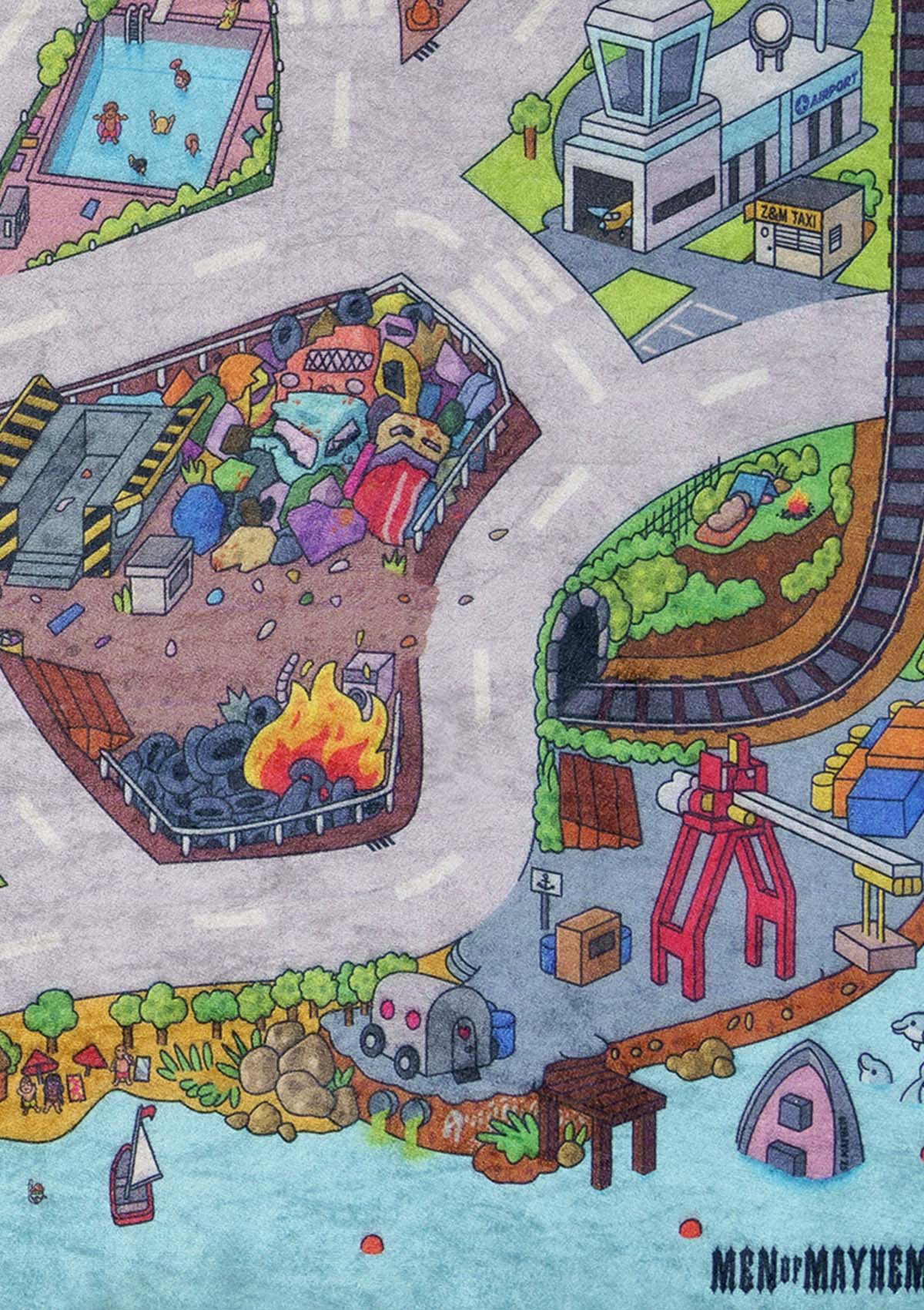 Spielteppich Mayhem - MEN OF MAYHEM - ALAIKO - EXCHANGES - MM - E - 3080 - STM - kids - kinder