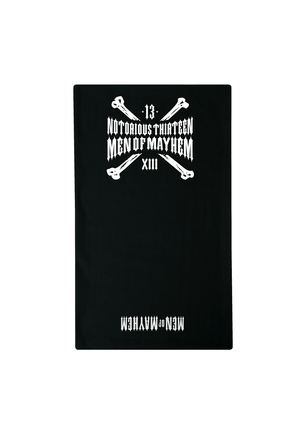 Tube Cross S/W - MEN OF MAYHEM - Accessoires - biker - black