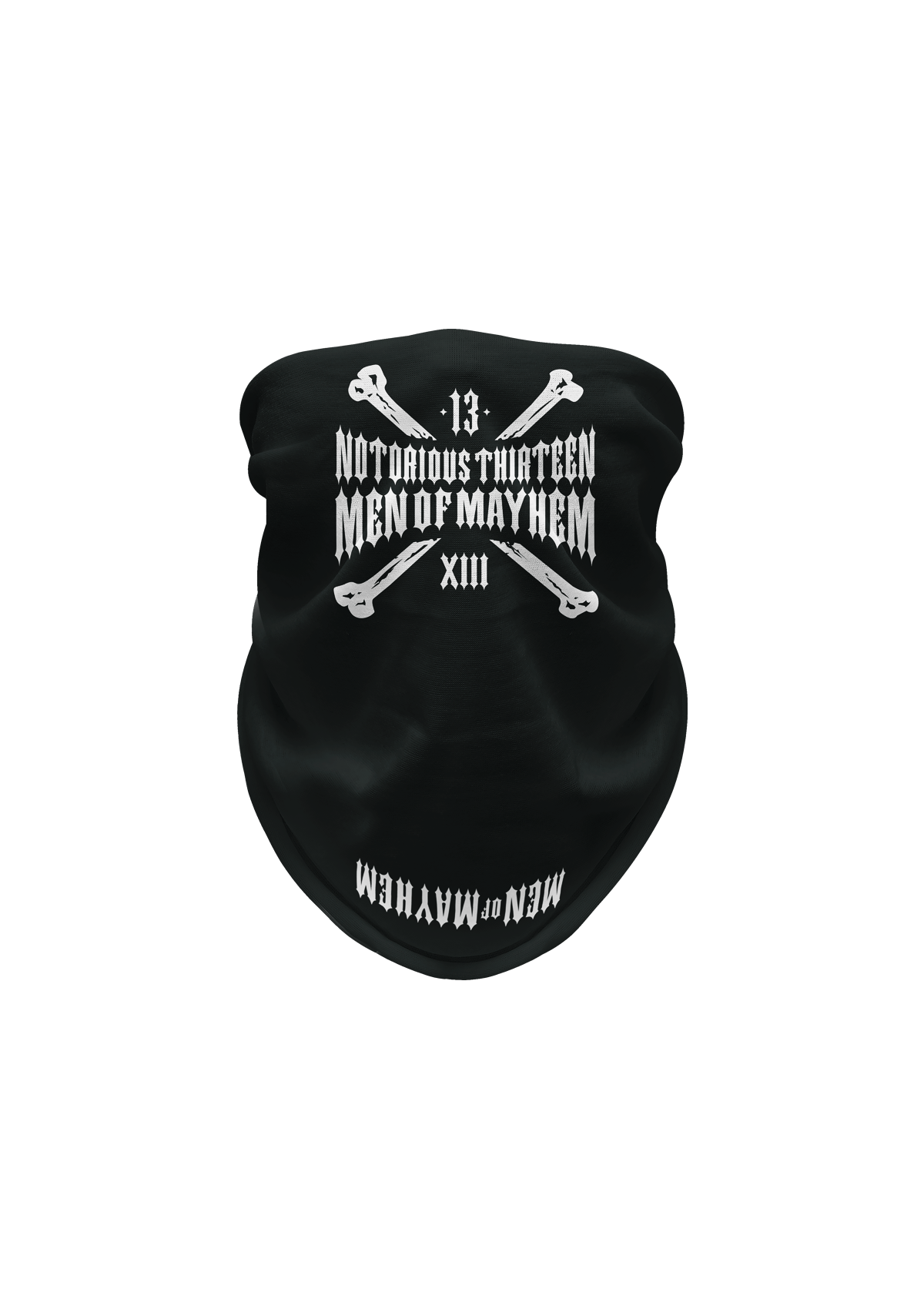 Tube Cross S/W - MEN OF MAYHEM - Accessoires - biker - black