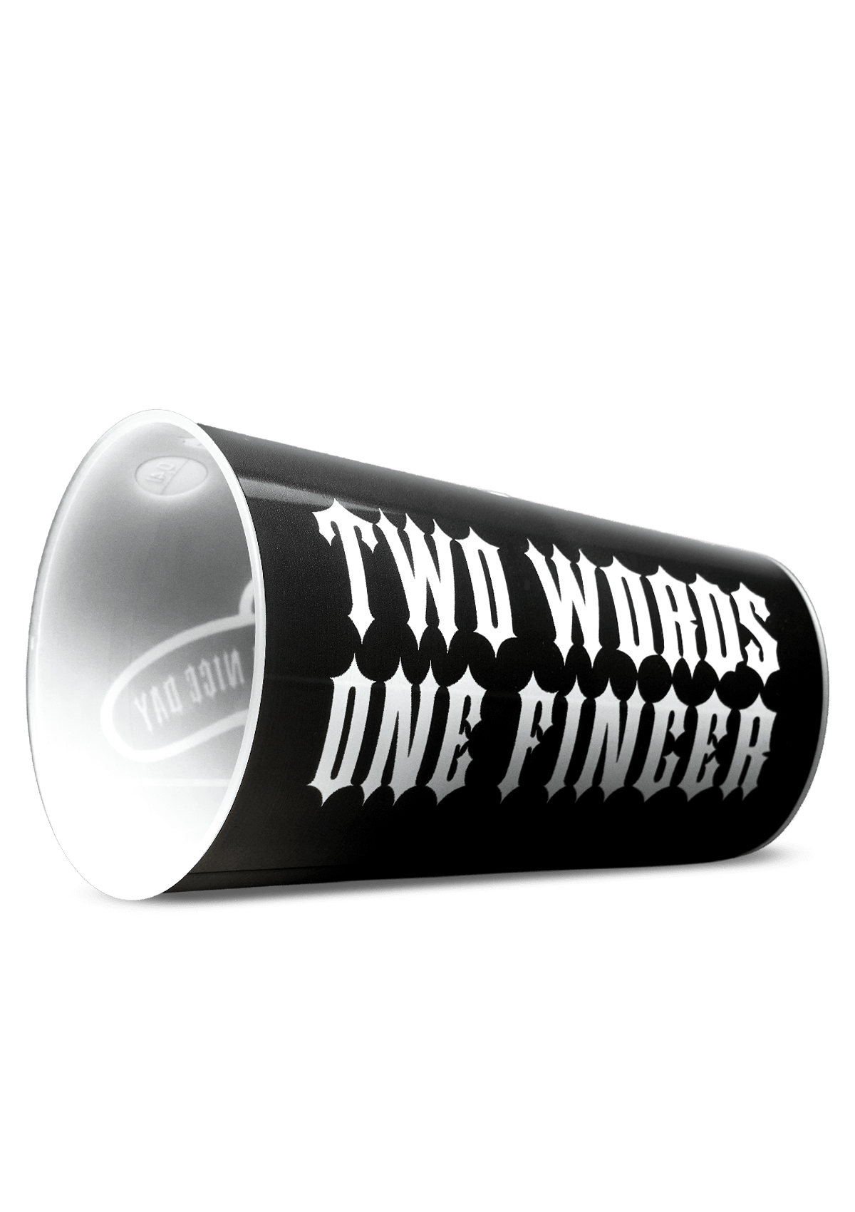 Plastikbecher Mayhem Middle Finger - MEN OF MAYHEM - Accessoires - Becher & Getränkeuntersetzer - black