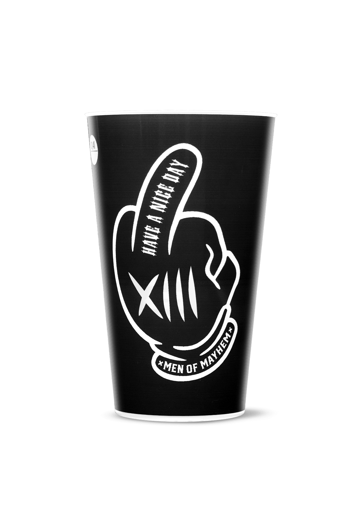 Plastikbecher Mayhem Middle Finger - MEN OF MAYHEM - Accessoires - Becher & Getränkeuntersetzer - black