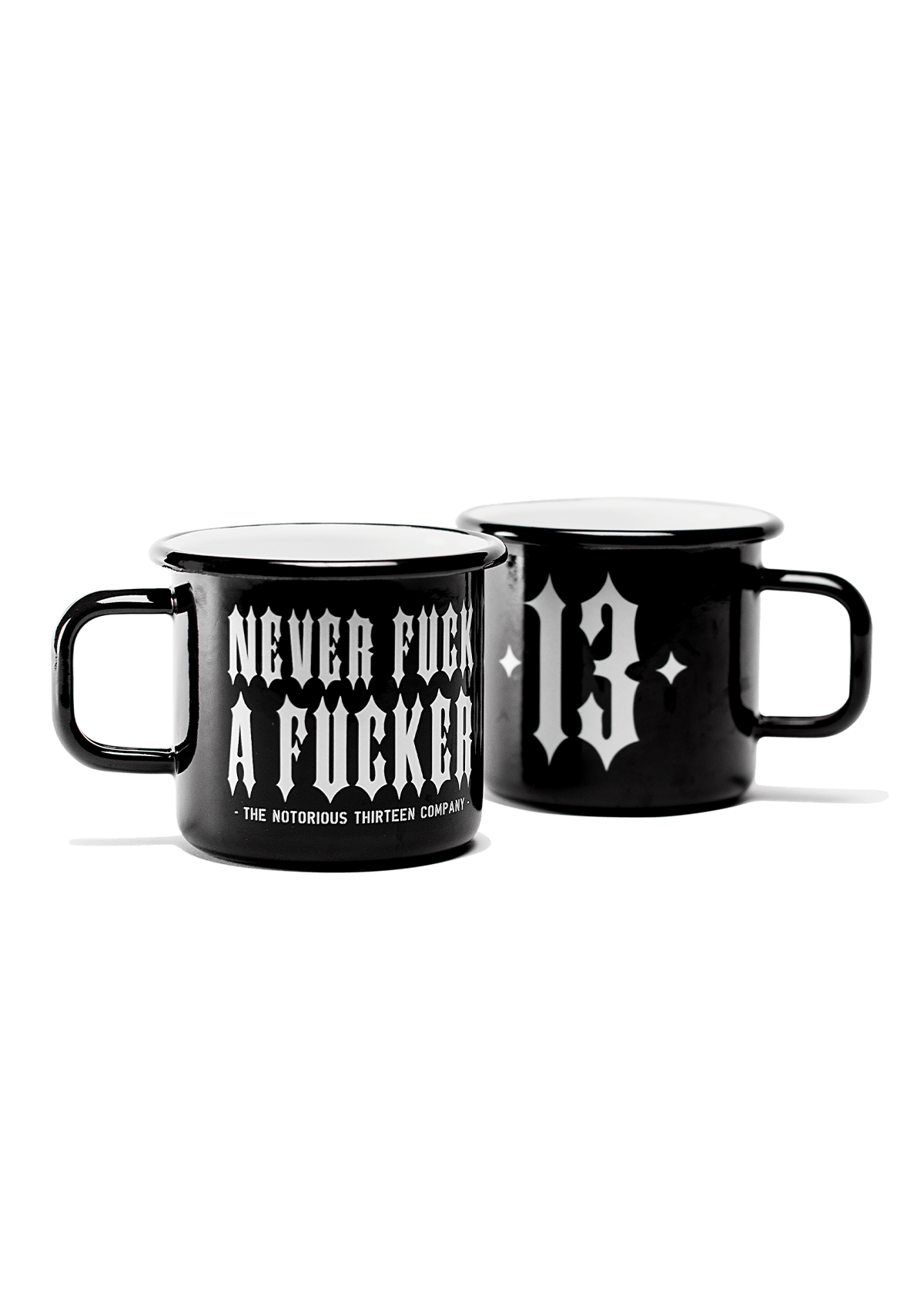 Emaille Becher N.F.A.F. - MEN OF MAYHEM - Accessoires - ALAIKO - EXCHANGES - MM - E - 3120 - EB - 13 - Becher & Getränkeuntersetzer