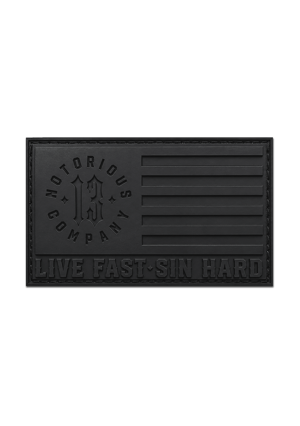 Patch Flag L.F.S.H. B/B - MEN OF MAYHEM - Accessoires - aufnäher - biker