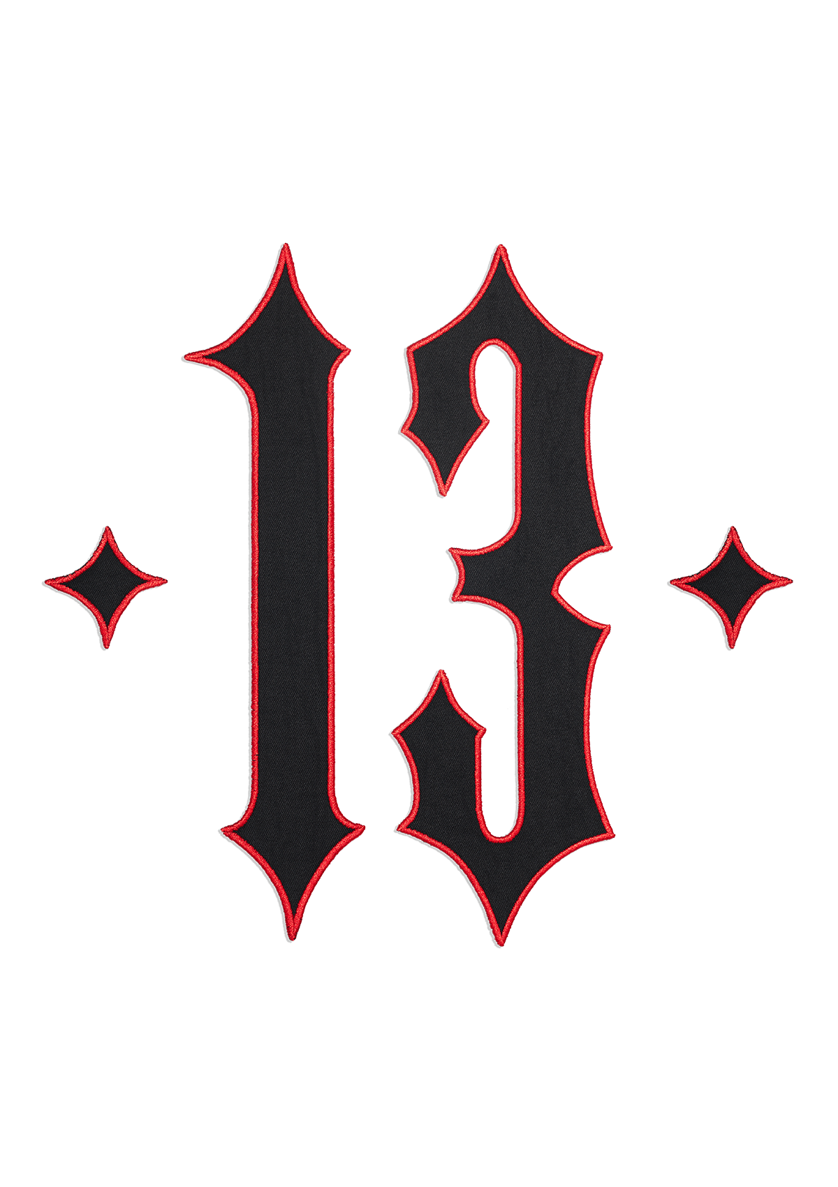 Rücken Patch 13 B/B/R - MEN OF MAYHEM - Accessoires - BBR - biker