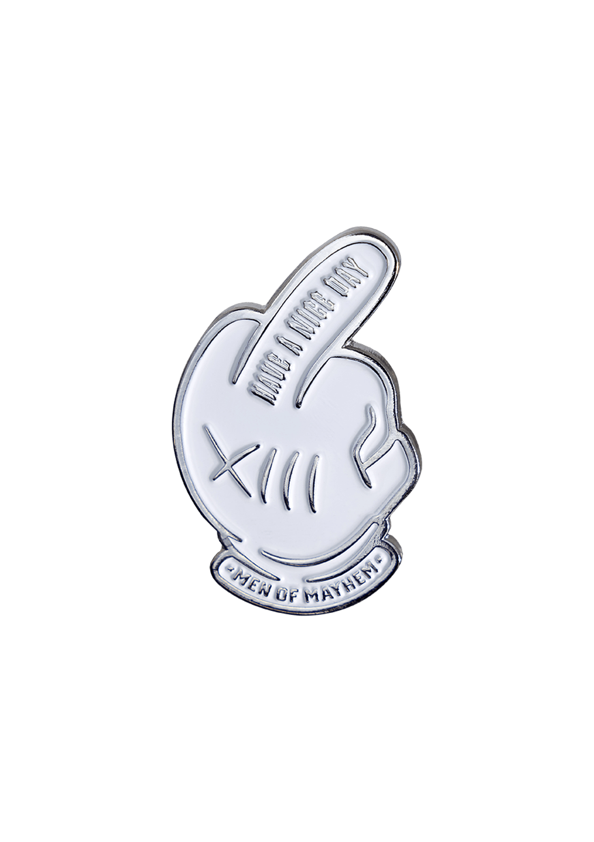 Pin Middle Finger - MEN OF MAYHEM - Accessoires - ALAIKO - EXCHANGES - MM - E - 3140 - MFP - SW - biker