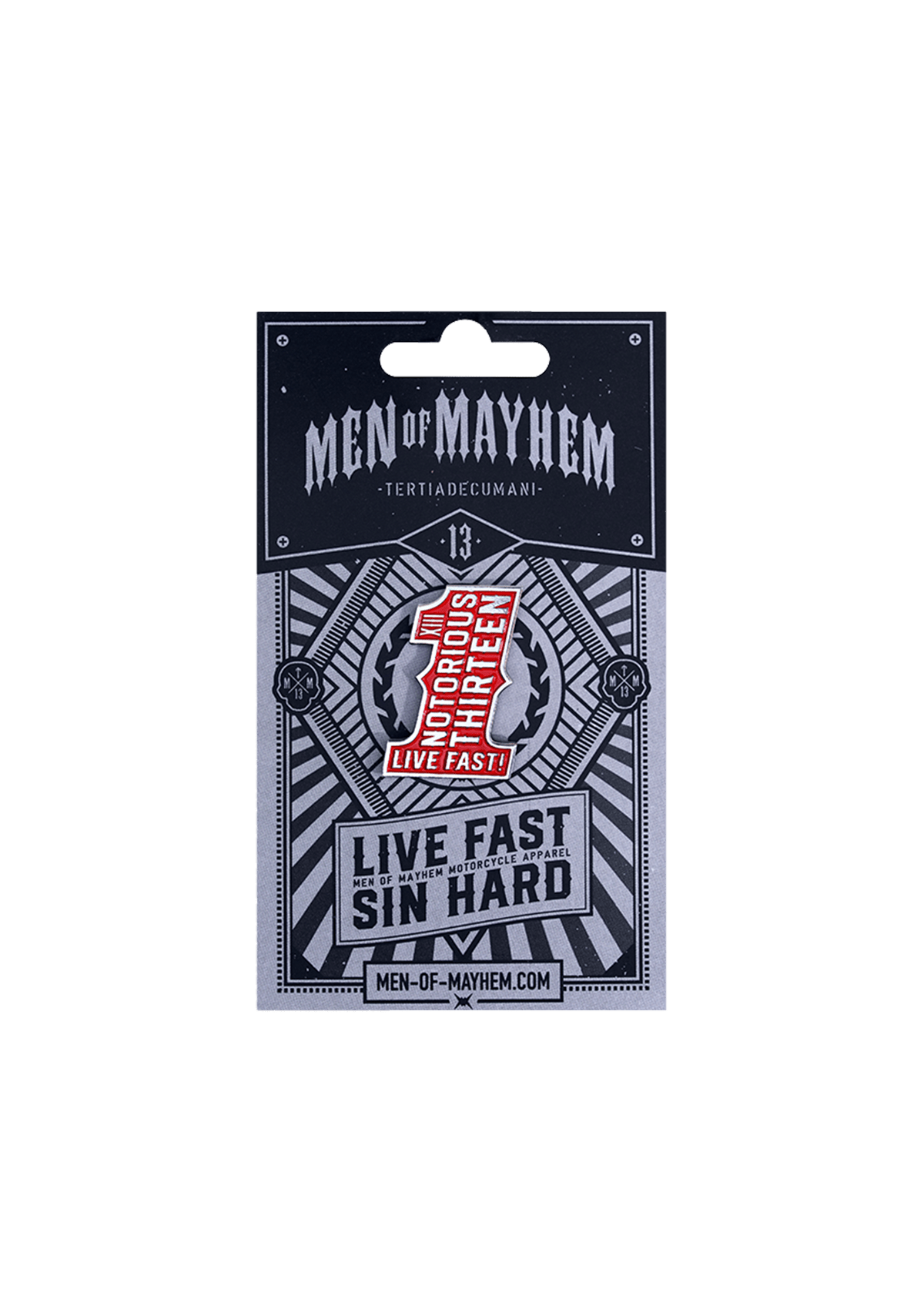 Pin ONE M/R - MEN OF MAYHEM - Accessoires - ALAIKO - EXCHANGES - MM - E - 3140 - OP - MR - biker