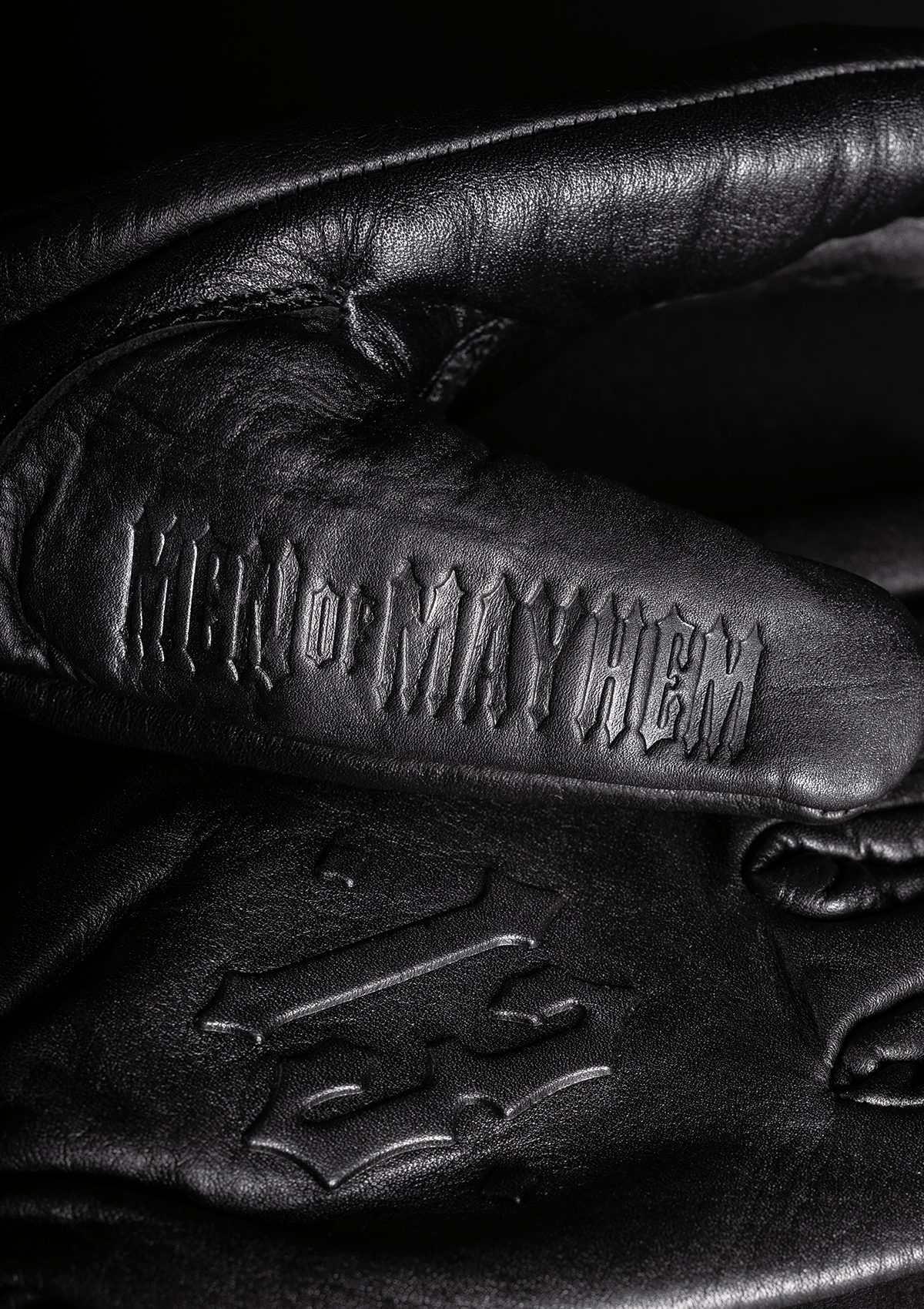Lederhandschuhe MOFO Schwarz - MEN OF MAYHEM - Accessoires - ALAIKO - EXCHANGES - MM - E - 3190 - MOFO - biker