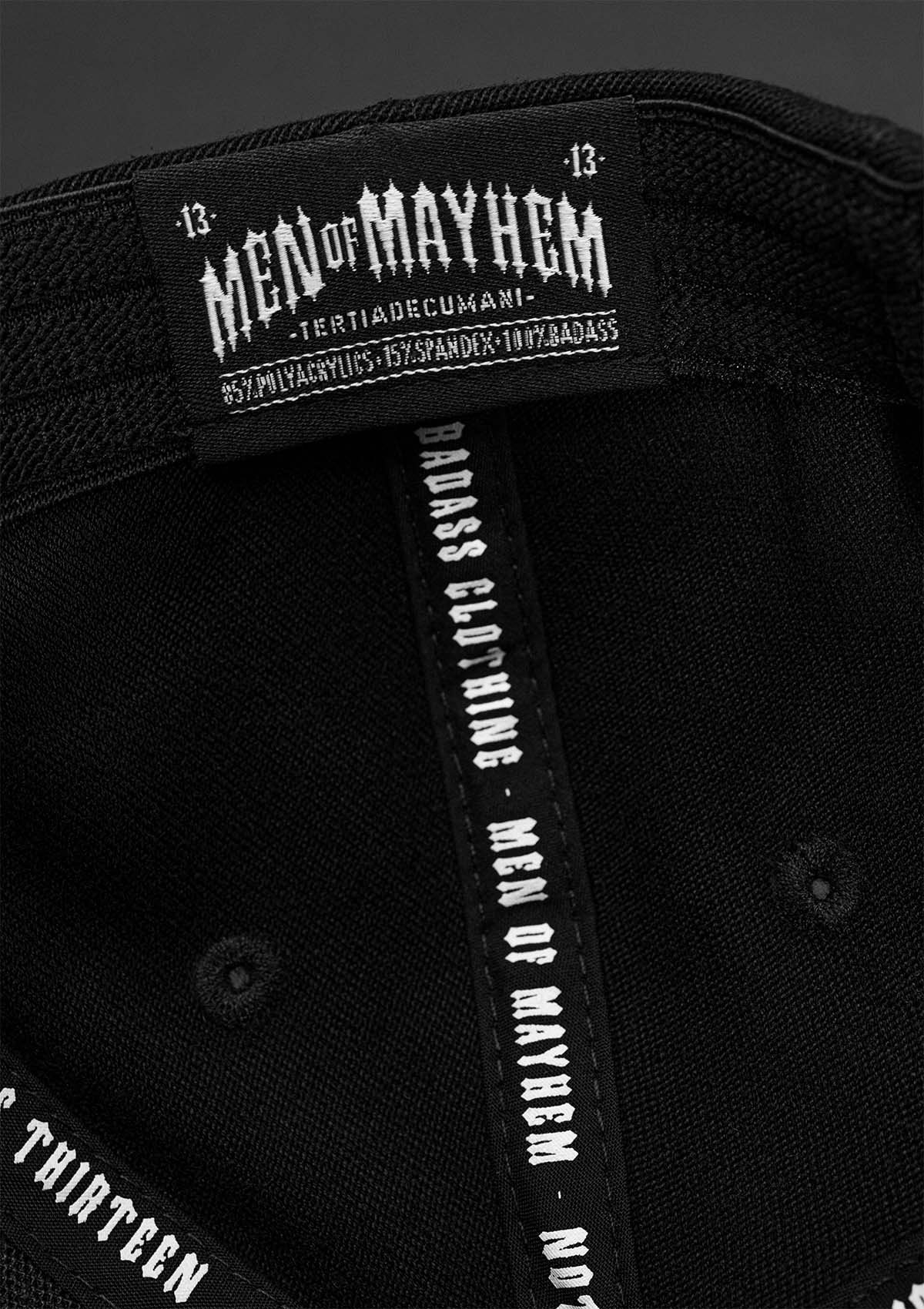 Kids Base Cap Mayhem 13 S/R - MEN OF MAYHEM - Accessoires - Basecap - black
