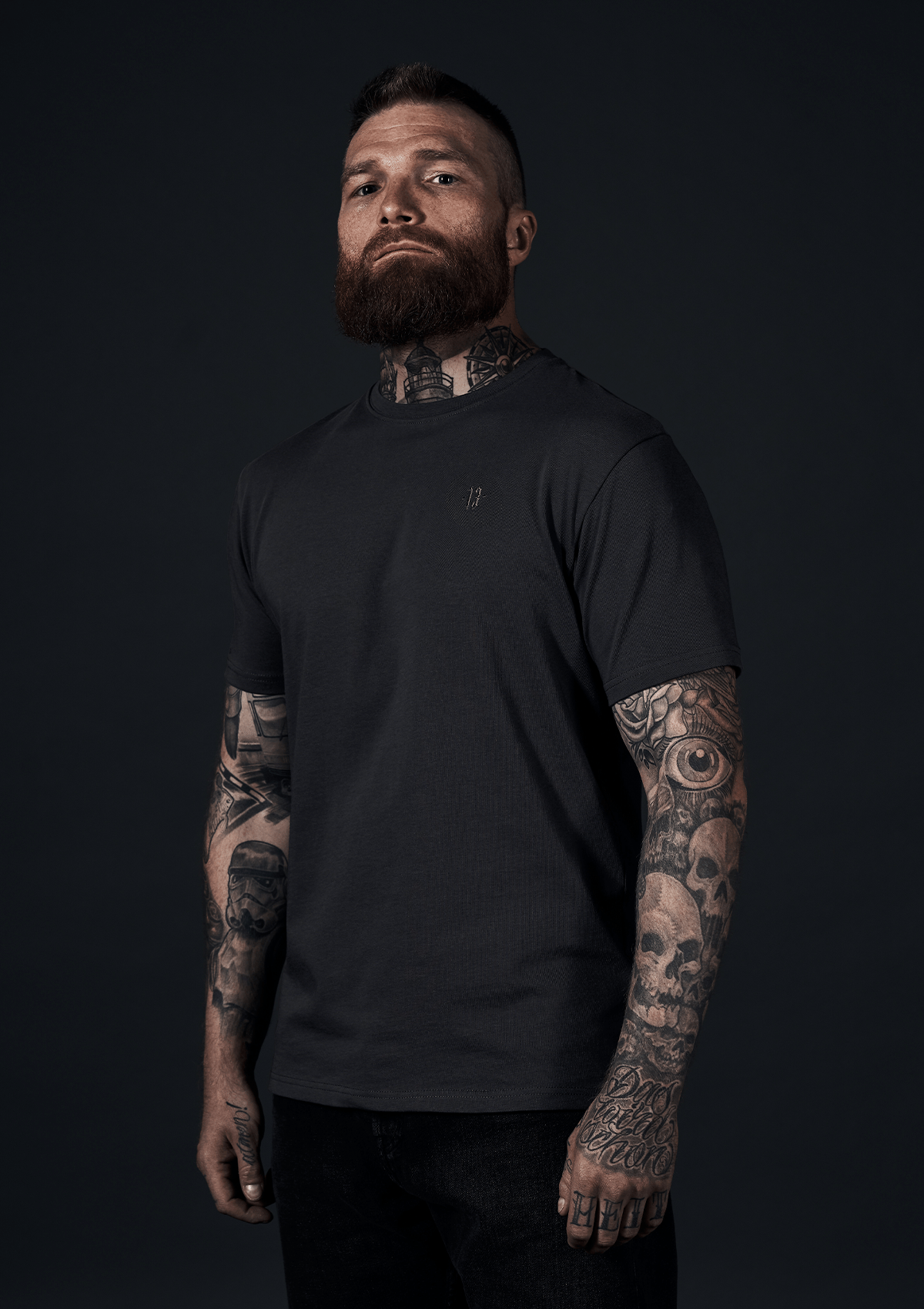 T-Shirt Heavy Original Grey - MEN OF MAYHEM - ALAIKO - EXCHANGES - MM - M - 1010 - HOG - GR - Grau - heavy