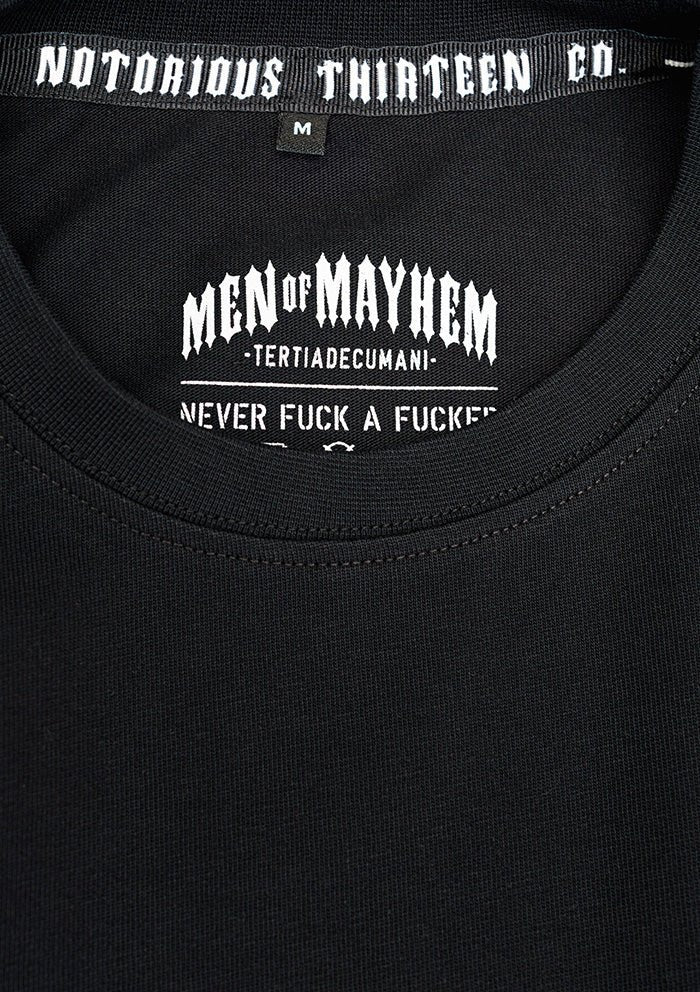 T-Shirt Heavy Original S/R - MEN OF MAYHEM - ALAIKO - EXCHANGES - MM - M - 1010 - HOG - SR - black - heavy