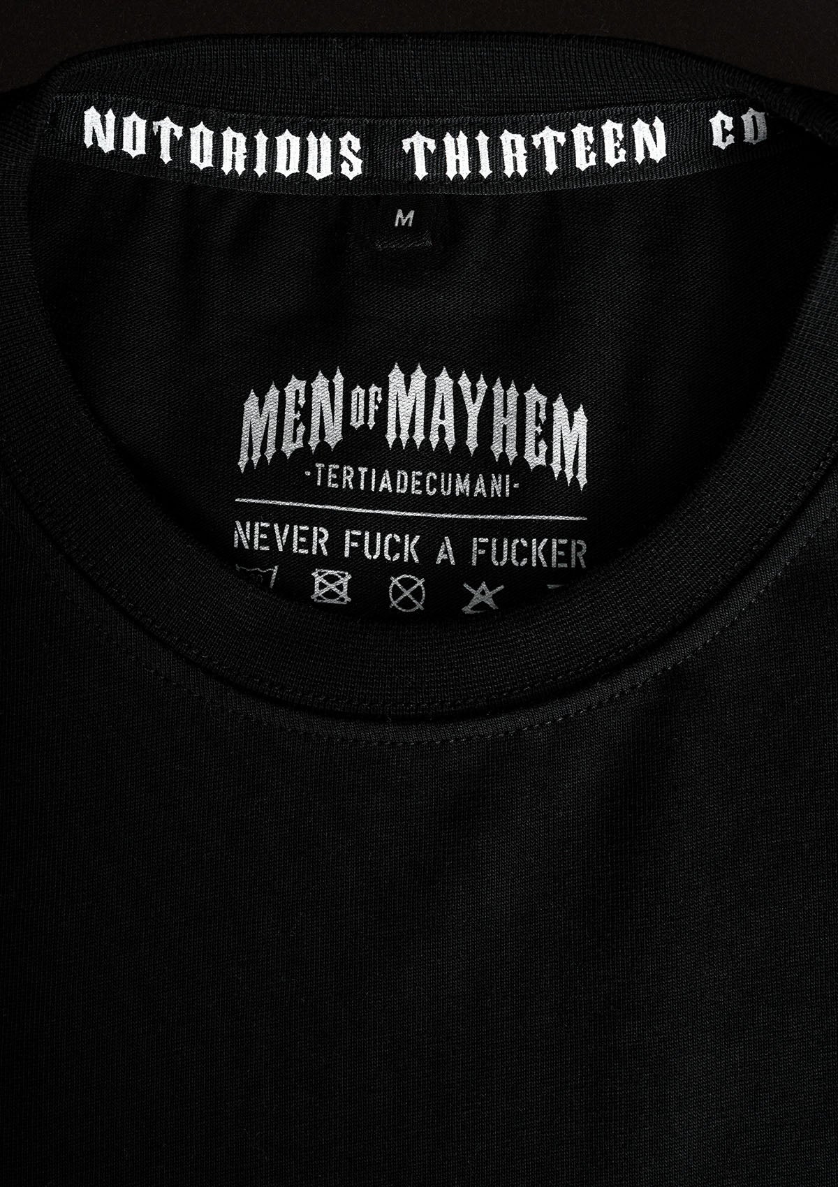 T-Shirt Heavy Original S/W - MEN OF MAYHEM - ALAIKO - EXCHANGES - MM - M - 1010 - HOG - SW - black - heavy