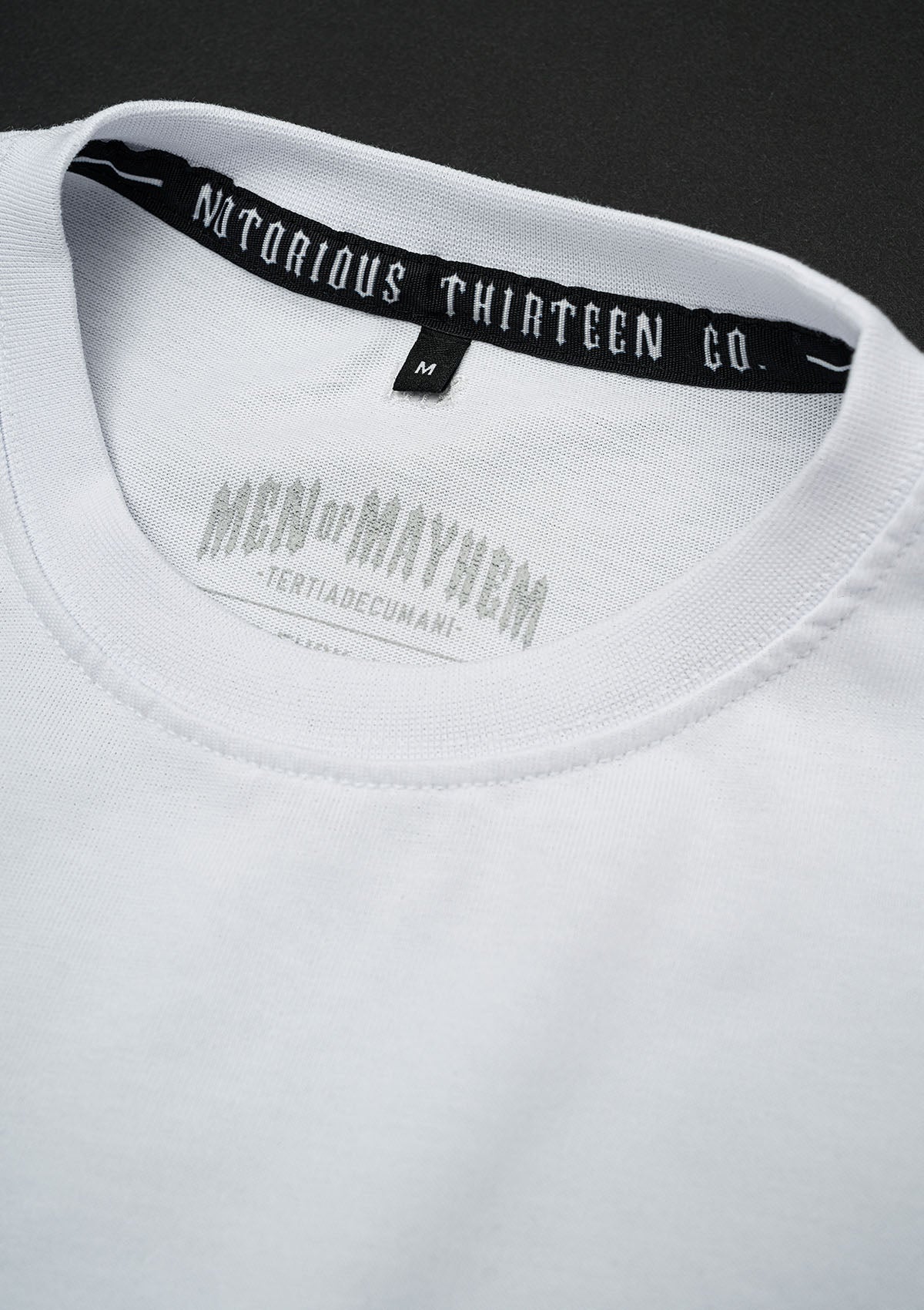 T-Shirt Heavy Original White - MEN OF MAYHEM - ALAIKO - EXCHANGES - MM - M - 1010 - HOG - WH - heavy - Men