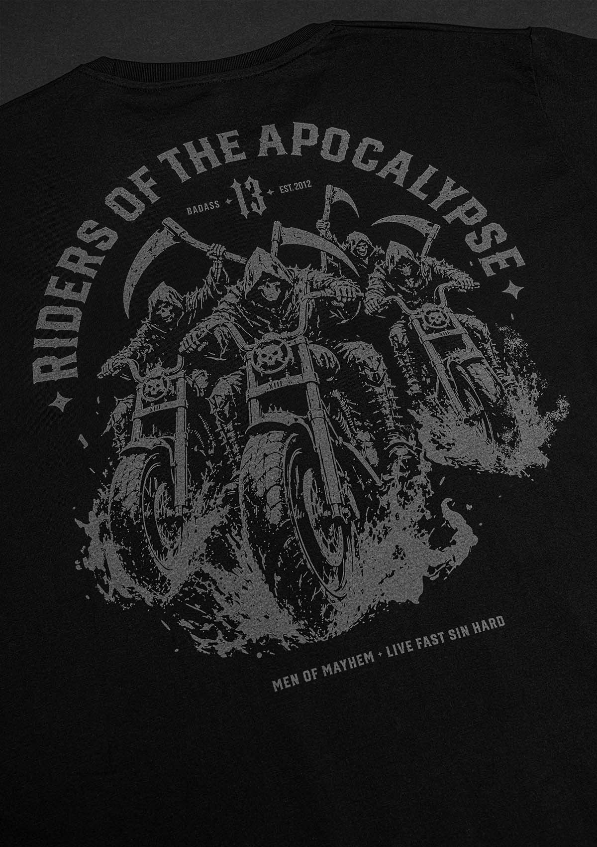 T-Shirt Apocalypse S/G - MEN OF MAYHEM - ALAIKO-EXCHANGES-MM-M-1010-MA-SG - Apocalypse - black