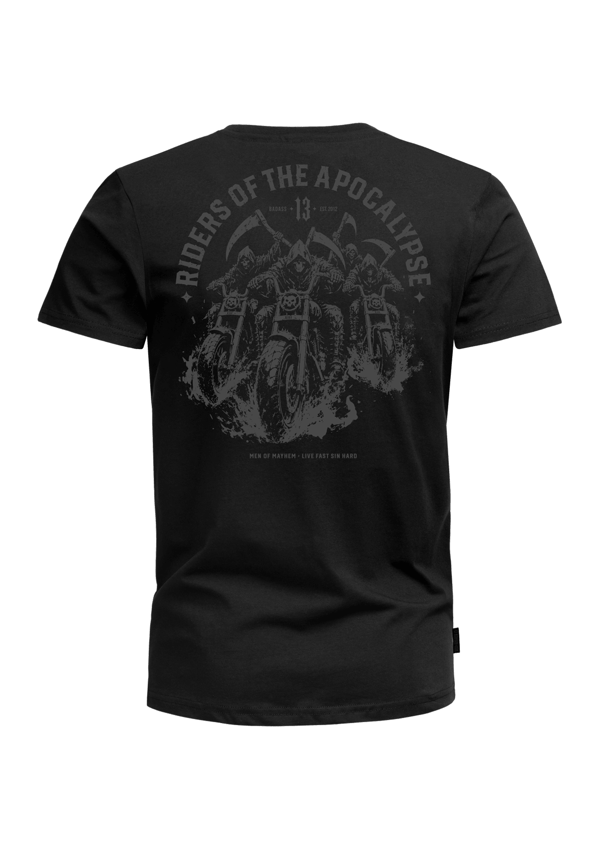 T-Shirt Apocalypse S/G - MEN OF MAYHEM - ALAIKO-EXCHANGES-MM-M-1010-MA-SG - Apocalypse - black