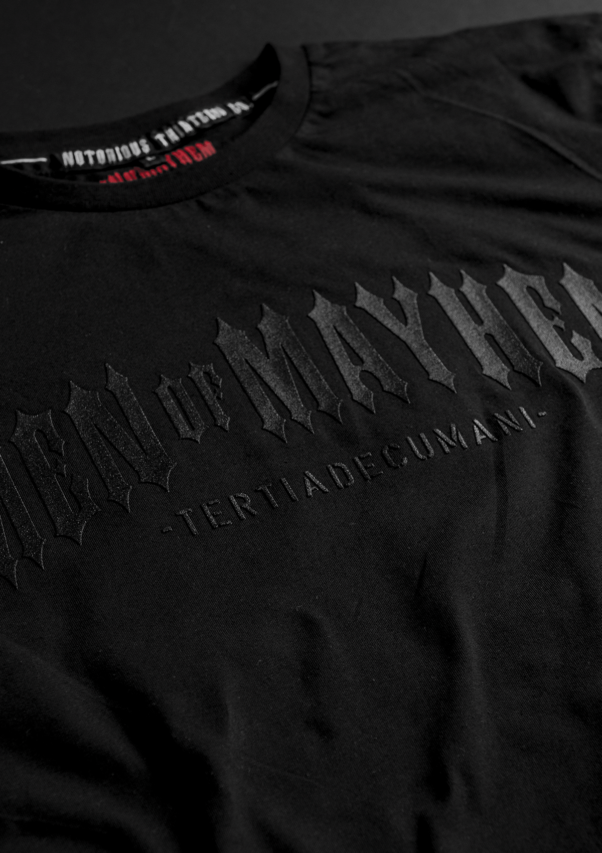 T-Shirt Mayhem Classic B/B - MEN OF MAYHEM - ALAIKO - EXCHANGES - MM - M - 1010 - MC - BB - allblack - black