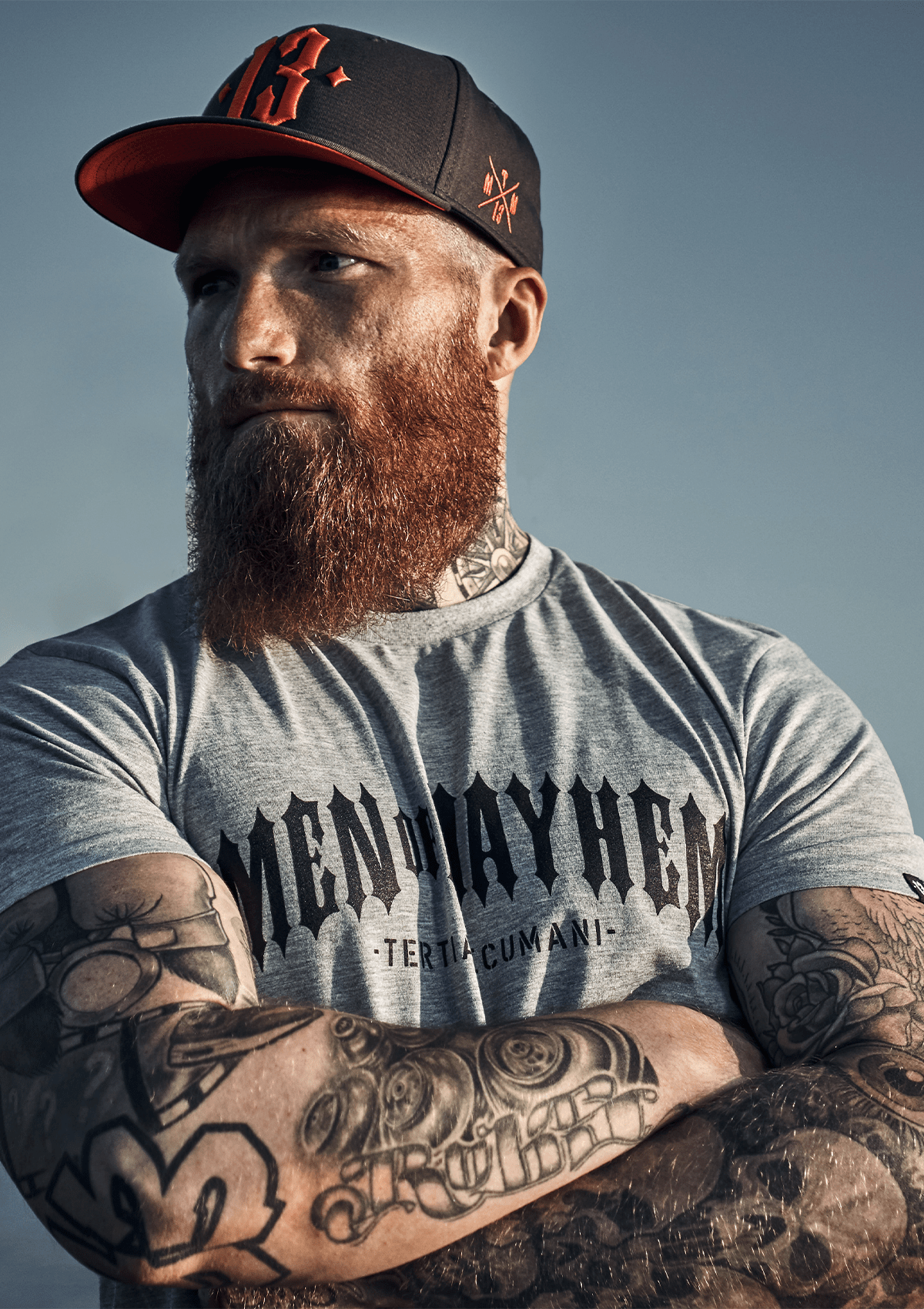 T-Shirt Mayhem Classic G/S - MEN OF MAYHEM - ALAIKO - EXCHANGES - MM - M - 1010 - MC - GS - Classic - Grau