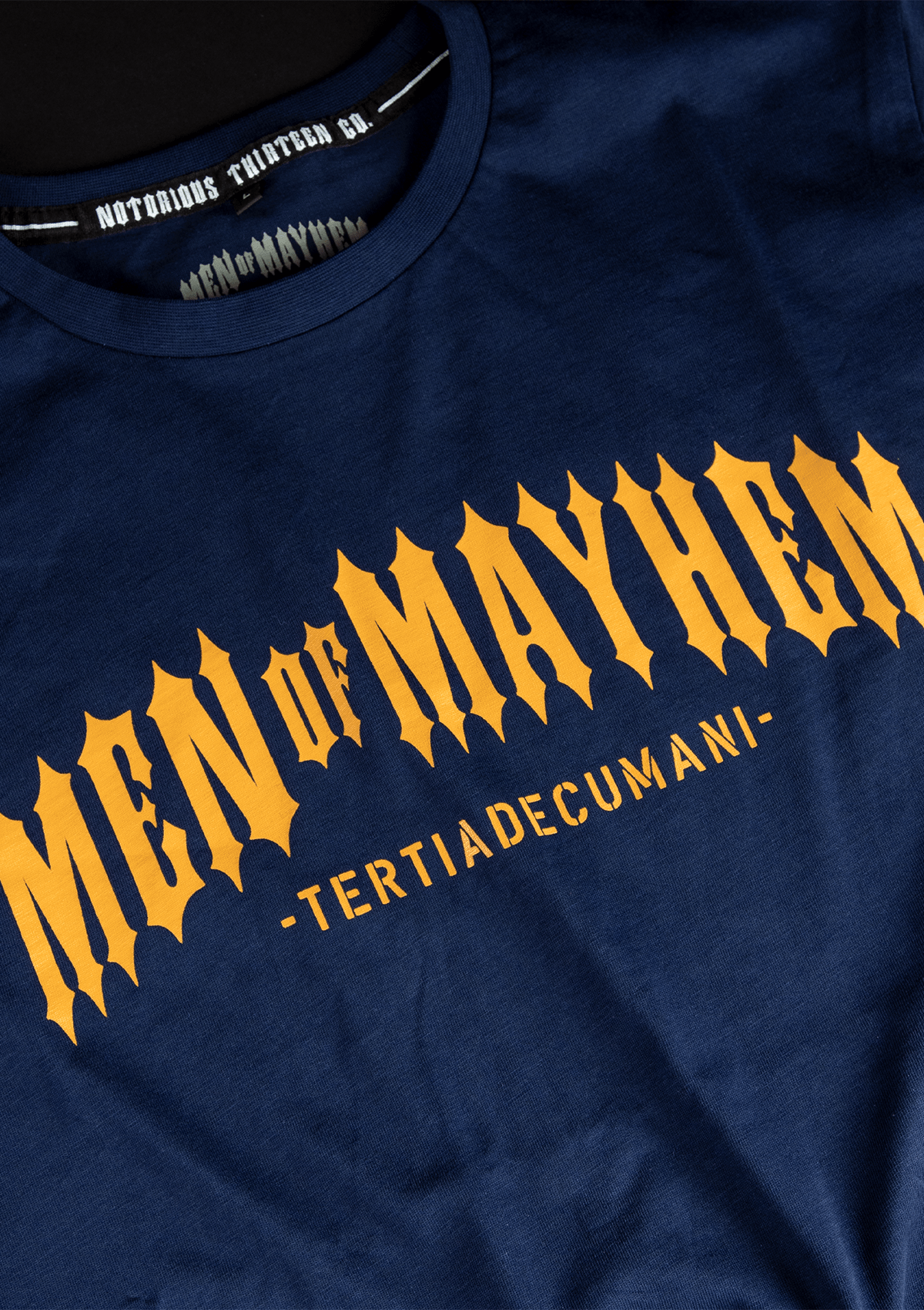 T-Shirt Mayhem Classic N/G - MEN OF MAYHEM - ALAIKO - EXCHANGES - MM - M - 1010 - MC - NG - Blau - blue