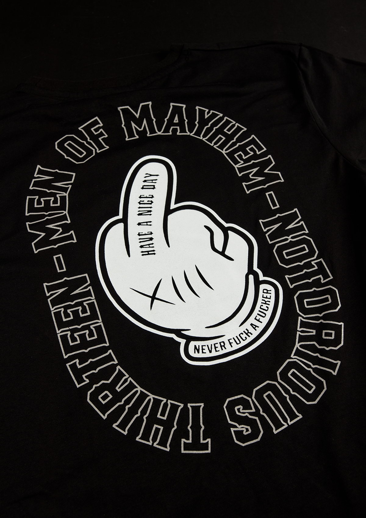 T-Shirt Middle Finger S/W