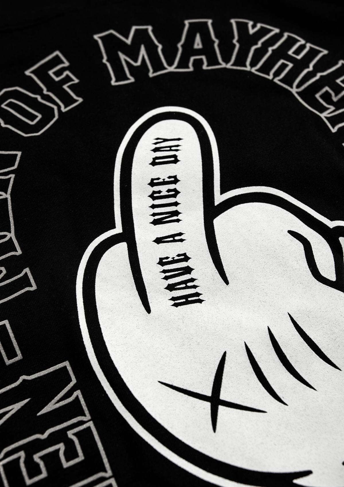T-Shirt Middle Finger S/W