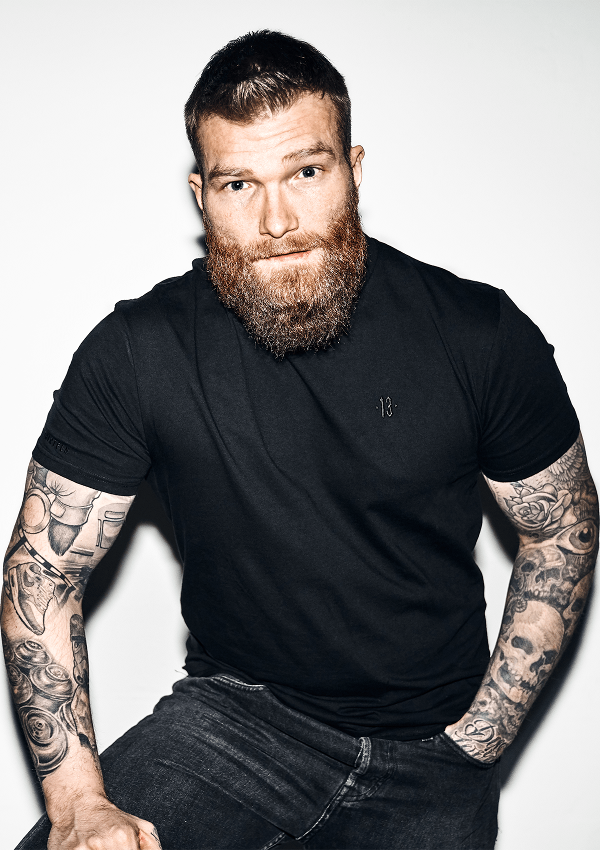 T-Shirt Original B/B - MEN OF MAYHEM - ALAIKO - EXCHANGES - MM - M - 1010 - OG - BB - allblack - black