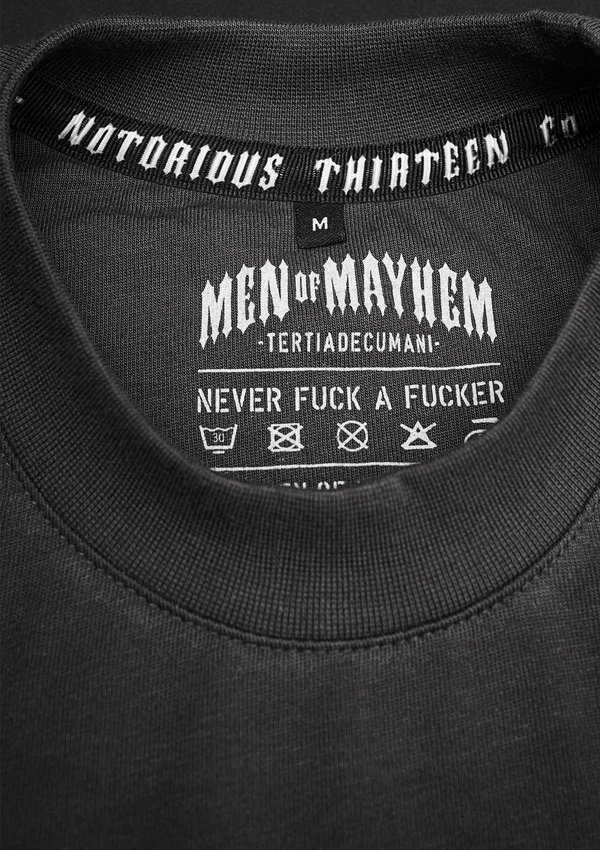 Oversize Shirt Heavy Classic G/S - MEN OF MAYHEM - ALAIKO - EXCHANGES - MM - M - 1010 - OHC - GS - Grau - Men