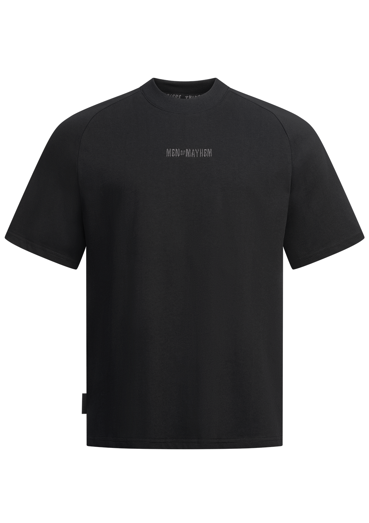 Oversize Shirt Heavy Classic S/G - MEN OF MAYHEM - ALAIKO - EXCHANGES - MM - M - 1010 - OHC - SG - black - Men