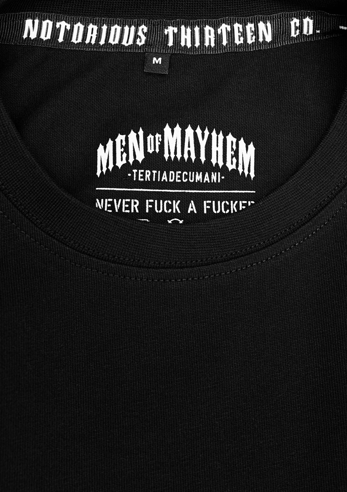 Oversize Shirt Heavy Classic B/B - MEN OF MAYHEM - ALAIKO - EXCHANGES - MM - M - 1010 - OHC - BB - allblack - black
