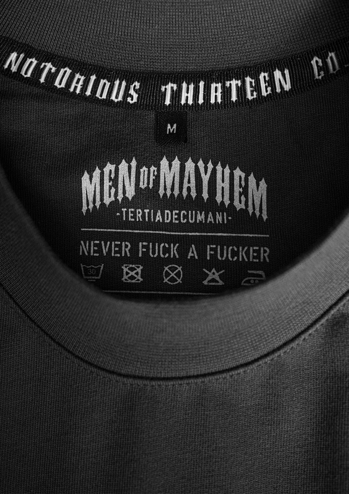 Oversize Shirt Heavy Classic G/G - MEN OF MAYHEM - ALAIKO - EXCHANGES - MM - M - 1010 - OHC - GG - Grau - Men