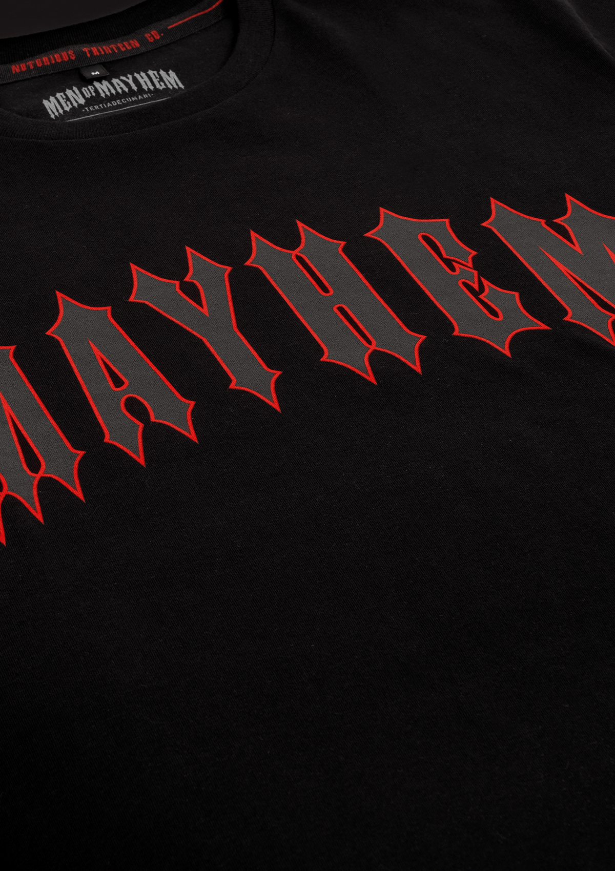 T-Shirt Mayhem XIII B/B/R - MEN OF MAYHEM - ALAIKO - EXCHANGES - MM - M - 1010 - TMX - BBR - BBR - black