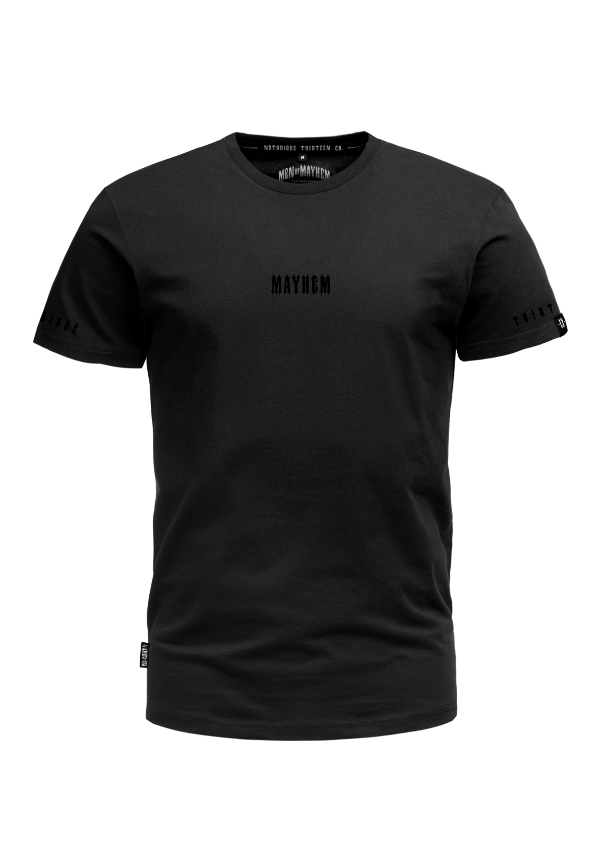 T-Shirt Notorious Thirteen B/B - MEN OF MAYHEM - ALAIKO - EXCHANGES - MM - M - 1010 - TNT - BB - allblack - black