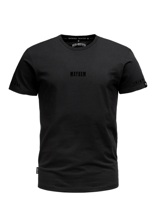 T-Shirt Notorious Thirteen B/B - MEN OF MAYHEM - ALAIKO - EXCHANGES - MM - M - 1010 - TNT - BB - allblack - black